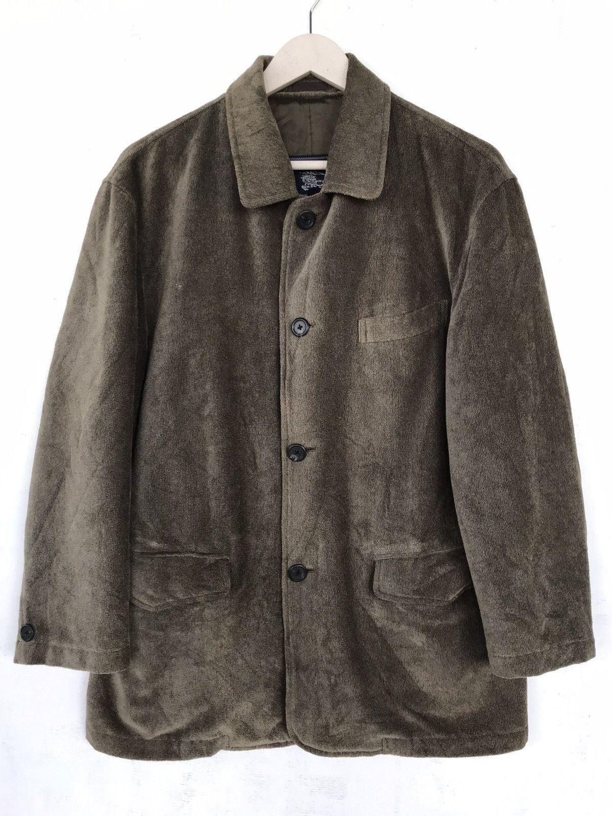 Burberry × Velvet × Vintage Vintage Burberrys Velvet Jacket made in Japan Size US M / EU 48-50 / 2 - 1 Thumbnail