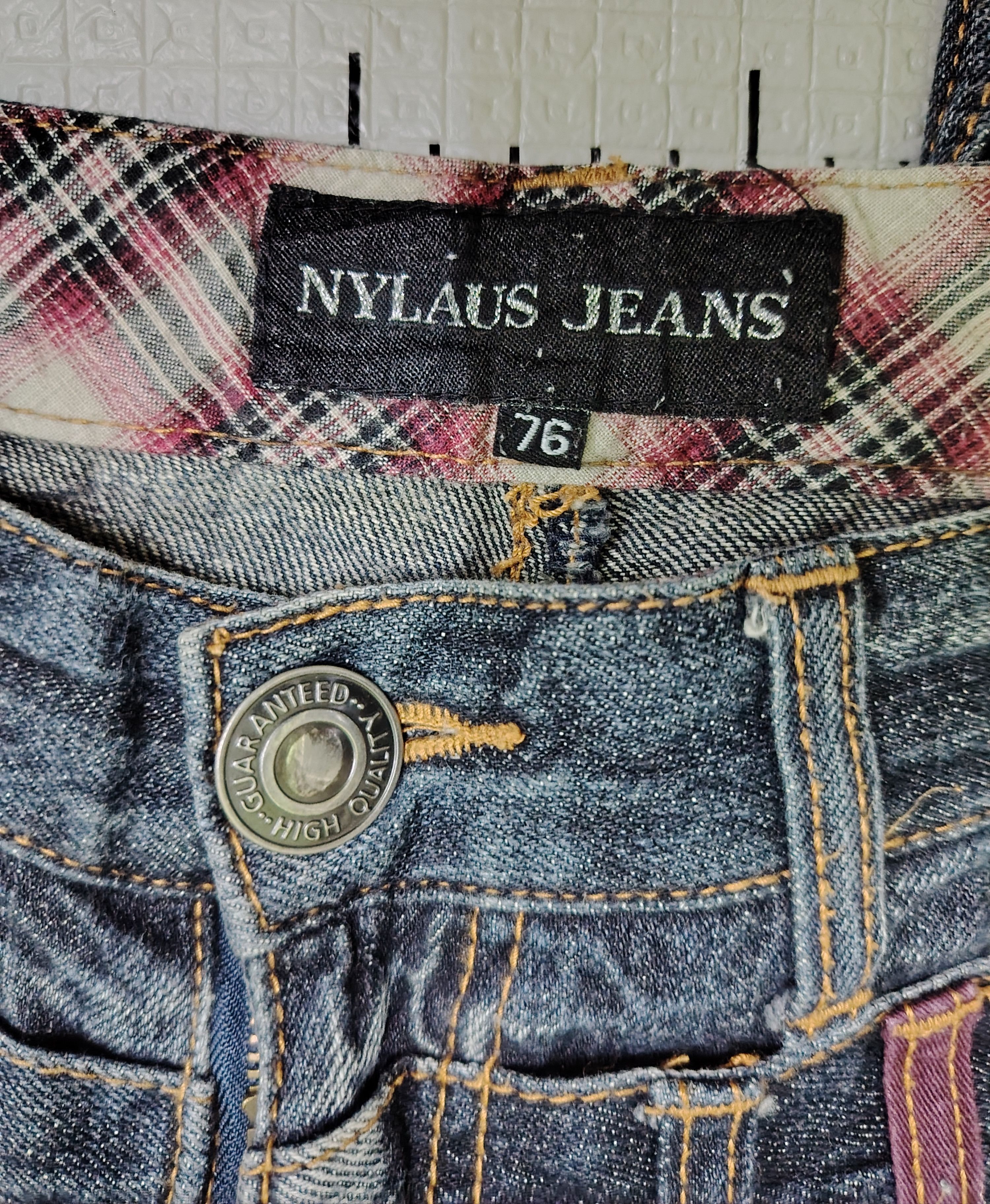 Kapital Nylaus Double Waist Denim Jeans Size US 30 / EU 46 - 7 Thumbnail