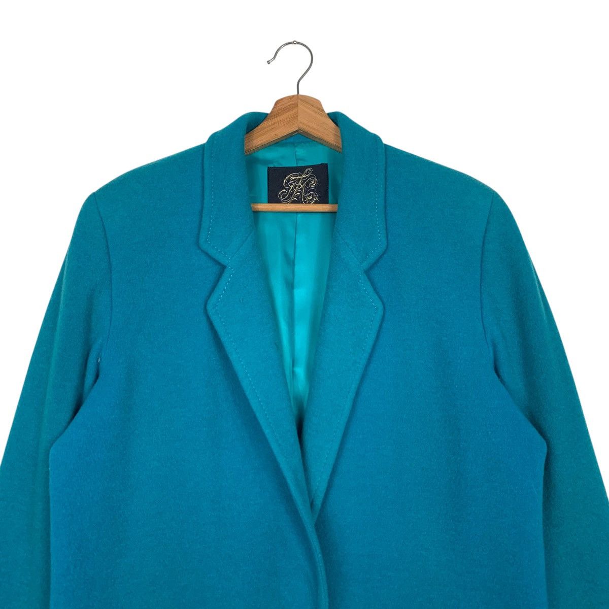Karl Kani KARL KANI Leopard & Tiger Logo Wool Coat Jacket #2034-C88 Size ONE SIZE - 4 Thumbnail