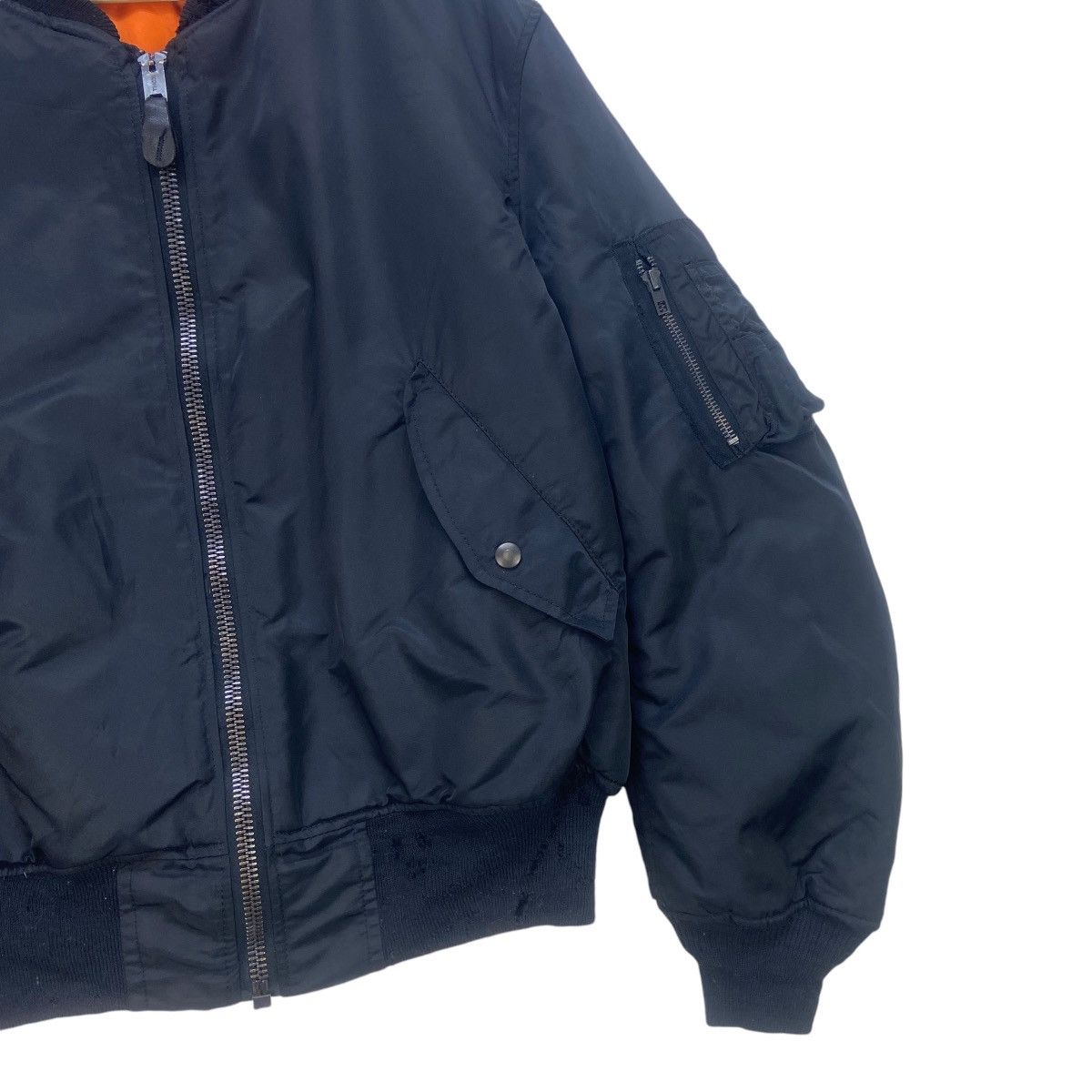 Vintage Vintage Teesar Industries MA-1 Flight Bomber Jacket Size US L / EU 52-54 / 3 - 5 Thumbnail