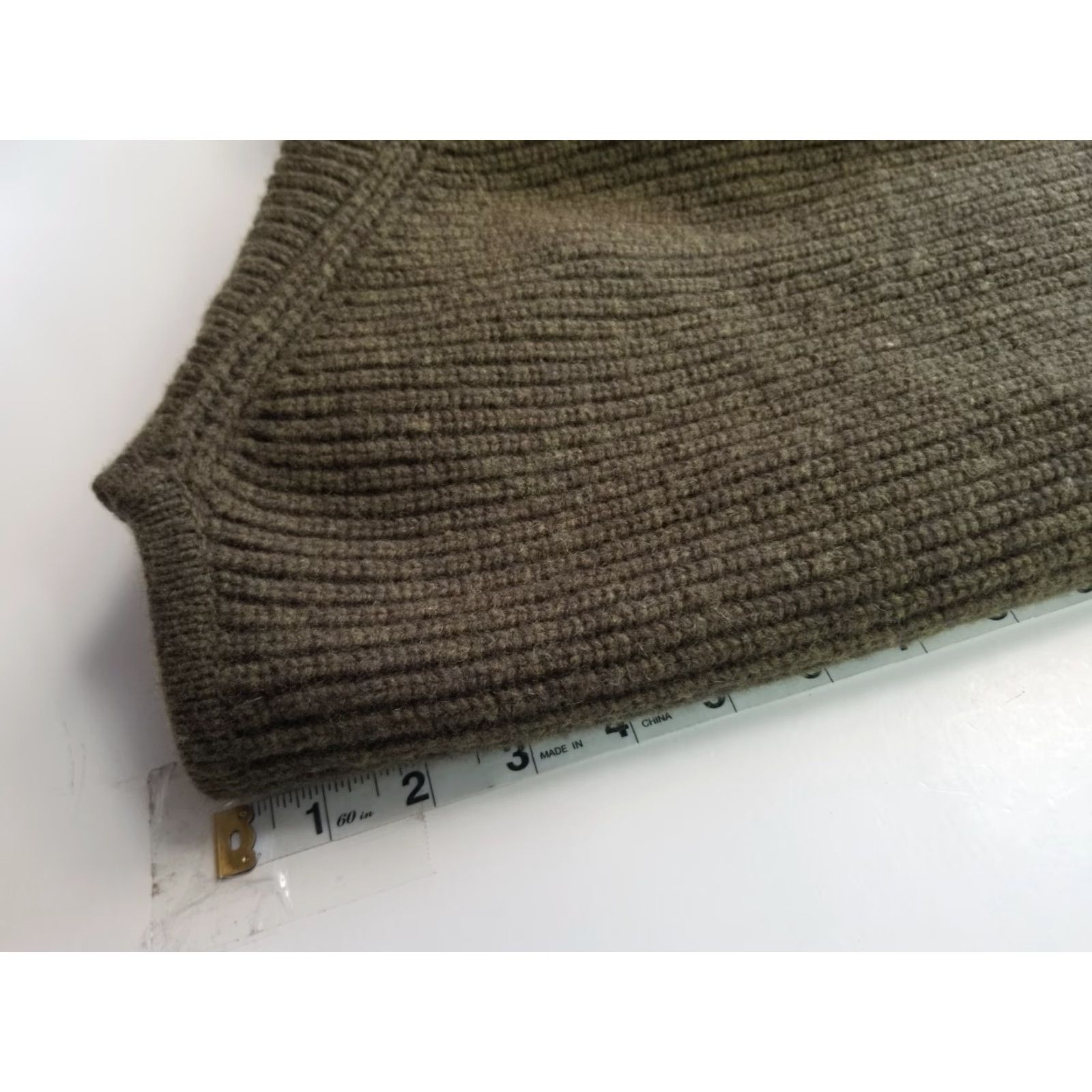 Madewell Madewell Sweater Womens XS Brown Wool Pullover Vneck Stretch Long Sleeve Size XS / US 0-2 / IT 36-38 - 5 Thumbnail