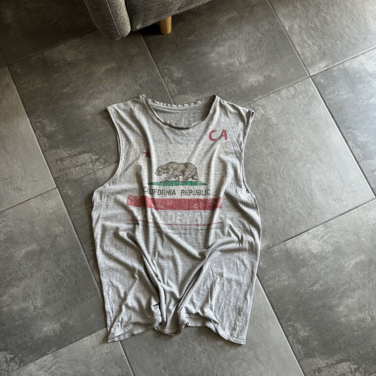 Designer × Vintage Vintage Japanese Style California Republic Tank Tip CA Y2K Size US XL / EU 56 / 4 - 3 Thumbnail