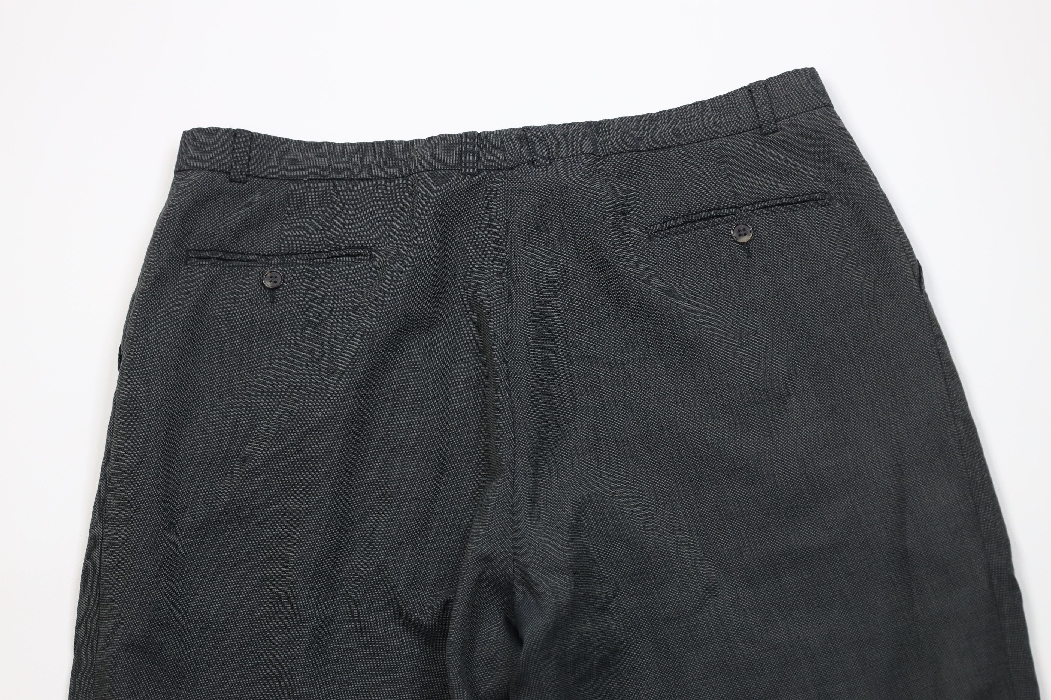 Vintage Vintage 90s Streetwear Gabardine Knit Wide Leg Chino Pants Size US 38 / EU 54 - 12 Thumbnail