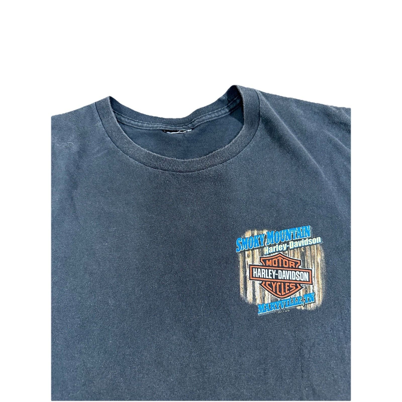 Harley Davidson Vintage Harley Davidson Graphic T-Shirt Biker USA Motorcycle Size US XXL / EU 58 / 5 - 2 Thumbnail