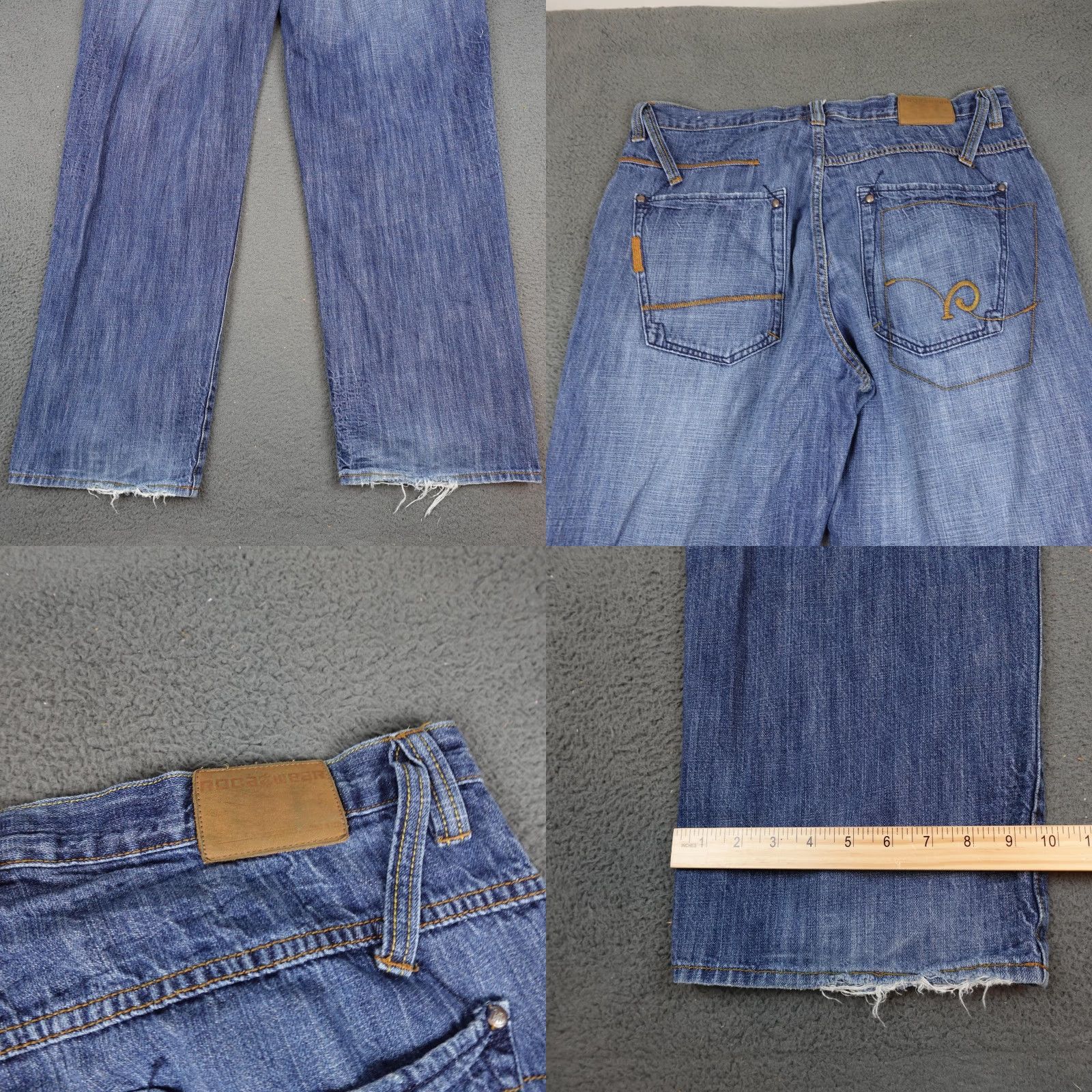 Rocawear VINTAGE Rocawear Jeans Mens 38x34 Blue Relaxed Fit Baggy Denim Skate Y2k Size US 38 / EU 54 - 8 Thumbnail