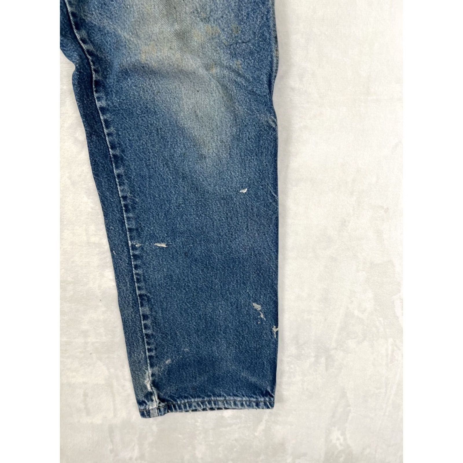 Dickies VINTAGE Dickies Carpenter Jeans Denim Workwear 32x30 Faded Distressed 874 Blue Jeans Mens Regular Straight Workwear 70s Grunge USA Dickies 874 Size US 36 / EU 52 - 6 Thumbnail