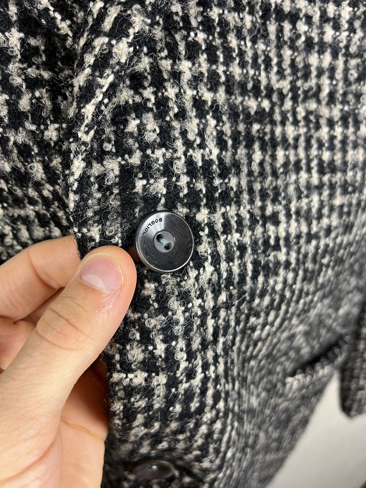 Boglioli Boglioli wool mohair alpaca blazer patterned plaid jacket Size 50R - 15 Thumbnail
