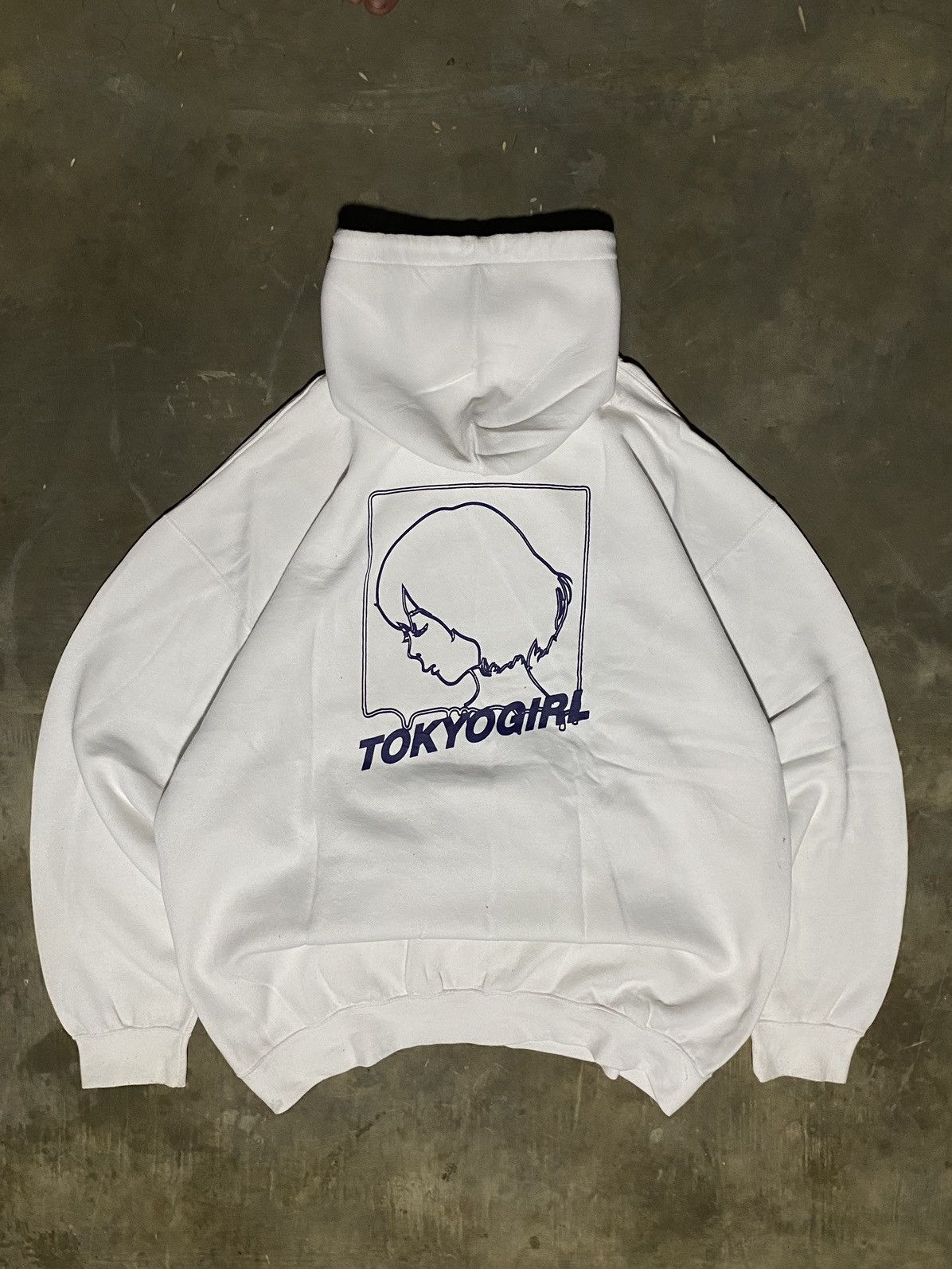 If Six Was Nine × Japanese Brand × Le Grande Bleu (L.G.B.) W.W.G Tokyo Girl Big Logo Pullover Hoodie #3443-122 Size US XXL / EU 58 / 5 - 1 Thumbnail