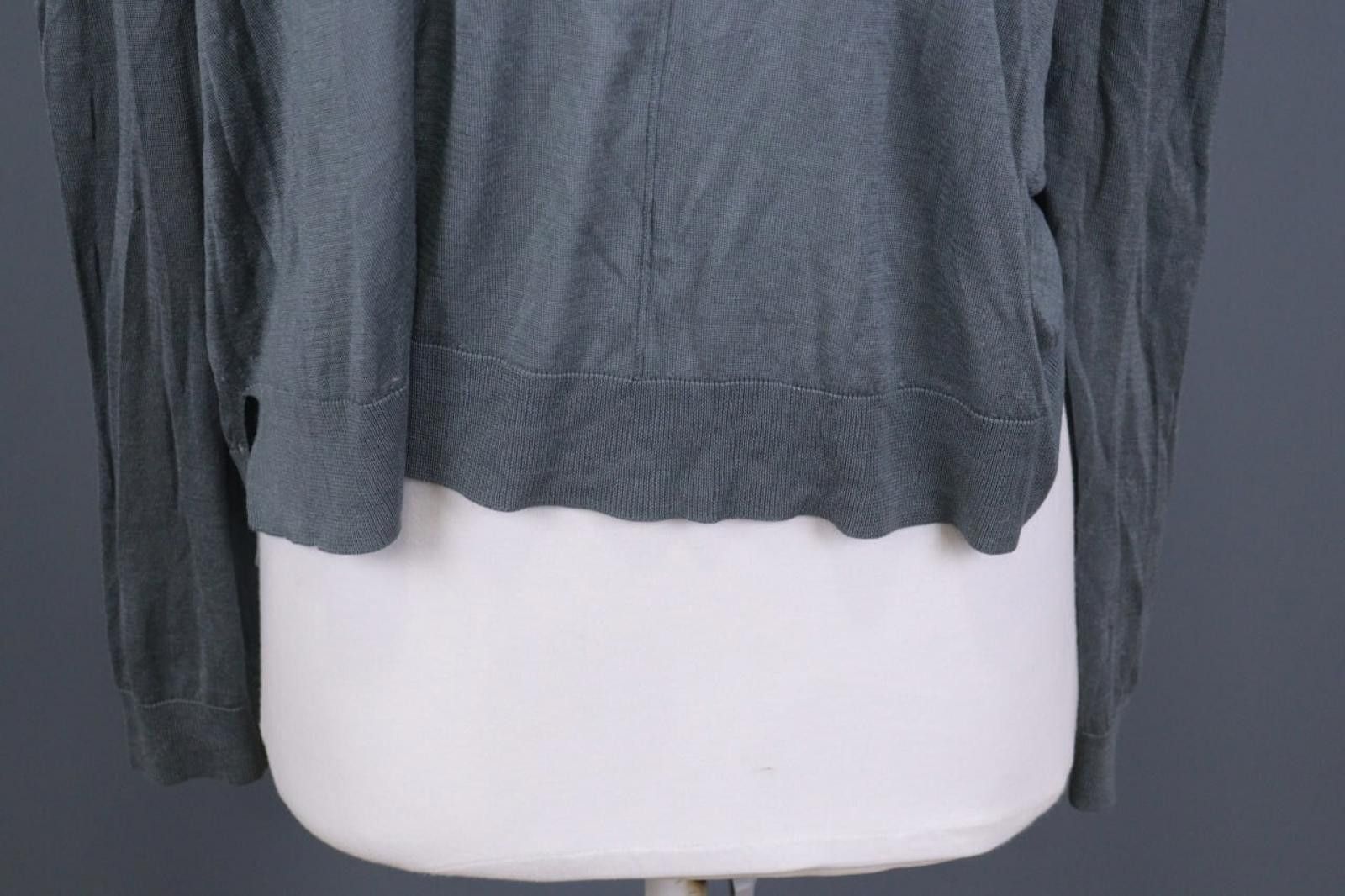 Designer Transit Par Such Gray Top Tunic Blouse Size 3 Size M / US 6-8 / IT 42-44 - 4 Thumbnail