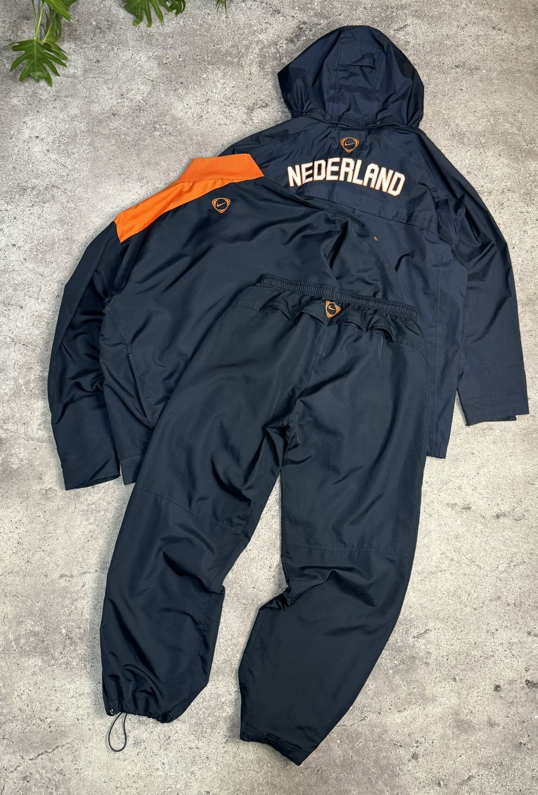 Adidas × Vintage Vintage 3v1 Nike Netherland Track nylon Suit Size XL Size 42R - 15 Thumbnail