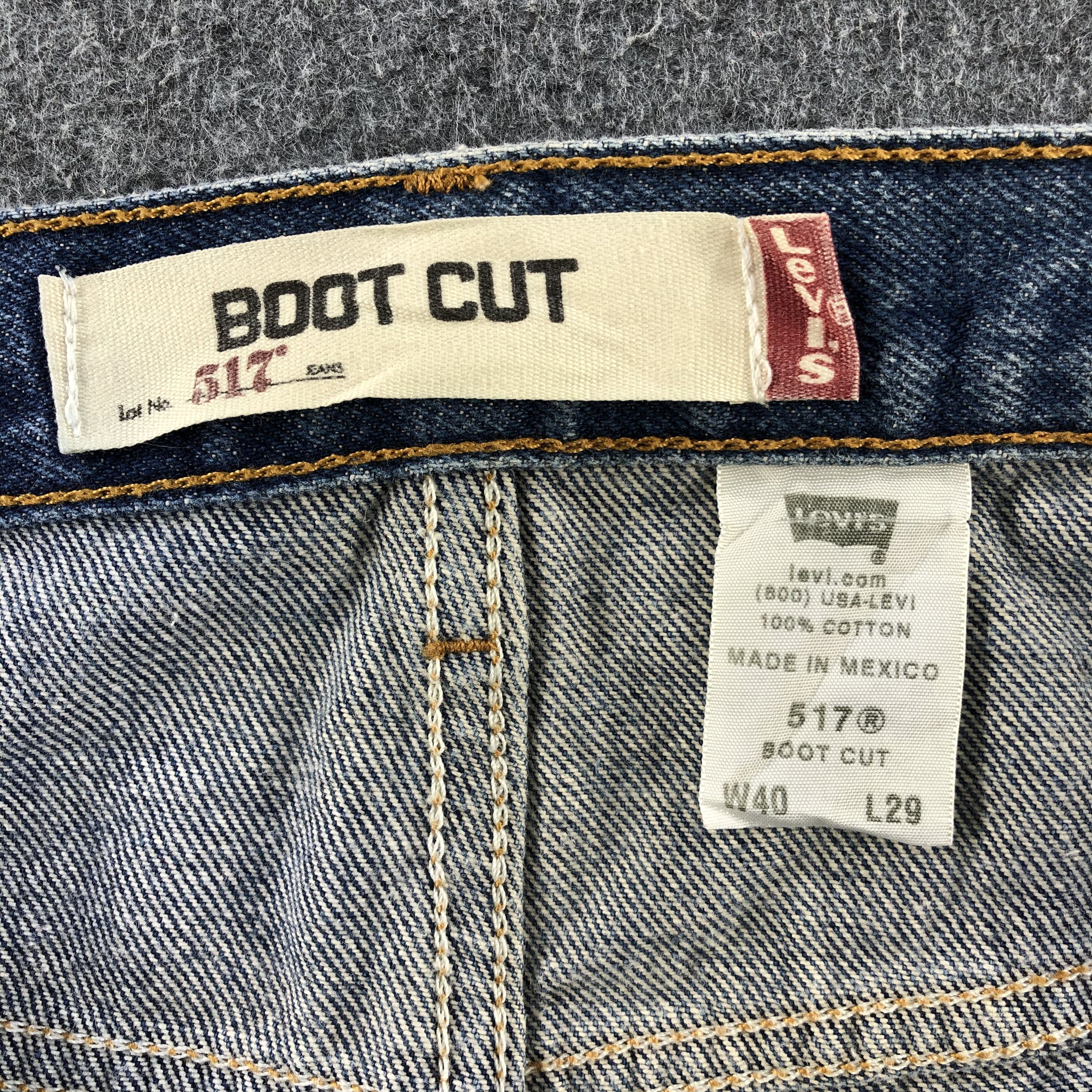 Levi's Vintage 90s Stone Wash Levis 517 Flare Jeans-J1237 Size US 39 - 10 Thumbnail