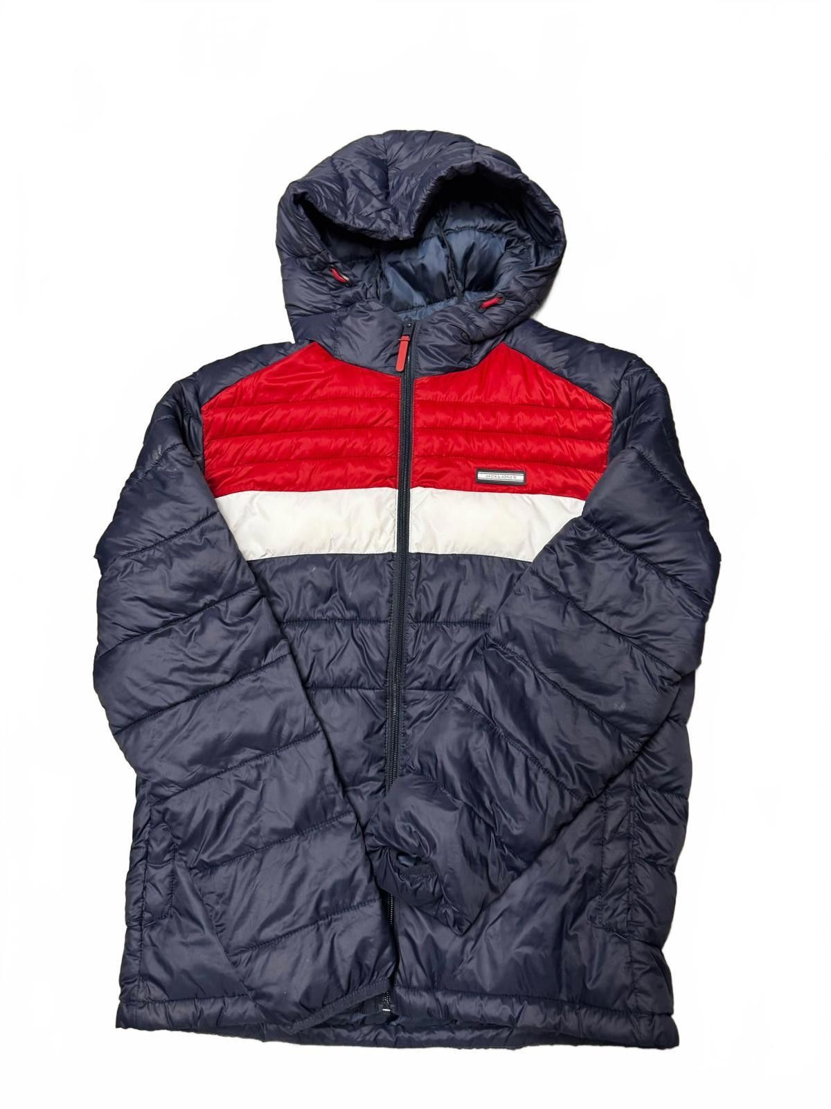 Designer Jack & Jones Padded Jacket - Red and Navy Size US S / EU 44-46 / 1 - 2 Thumbnail