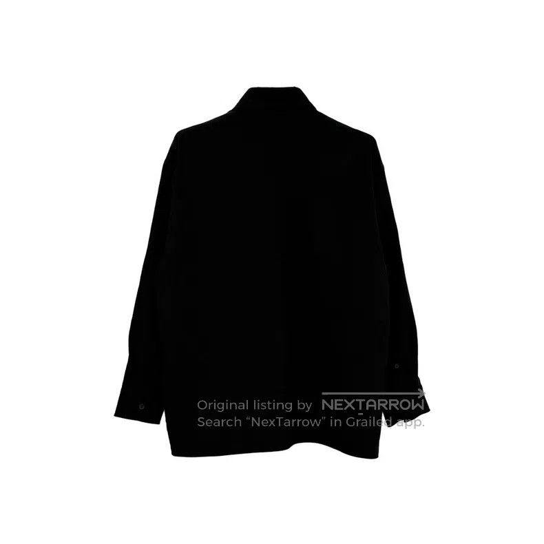 Balenciaga Balenciaga Black solid color chiffon shirt Size 4XL / US 24-26 - 2 Thumbnail