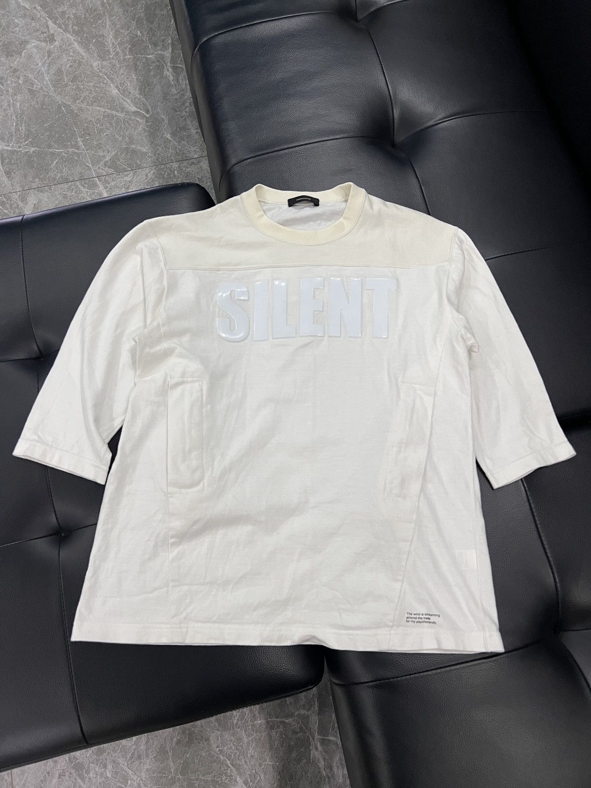 Undercover Undercover SS16 “SILENT / LISTEN” Silicone Print Hockey Tee Size US L / EU 52-54 / 3 - 1 Thumbnail