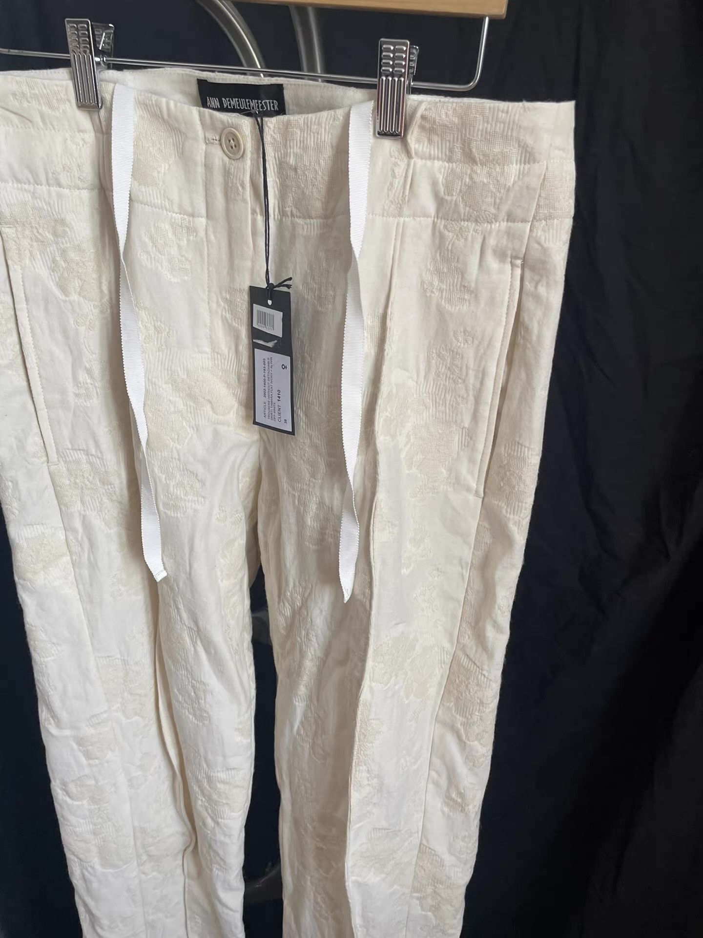 Ann Demeulemeester Ann Demeulemeester FW20 Jacquard Women's Pants Ｑ21 Size 38" / US 16 / IT 52 - 4 Thumbnail