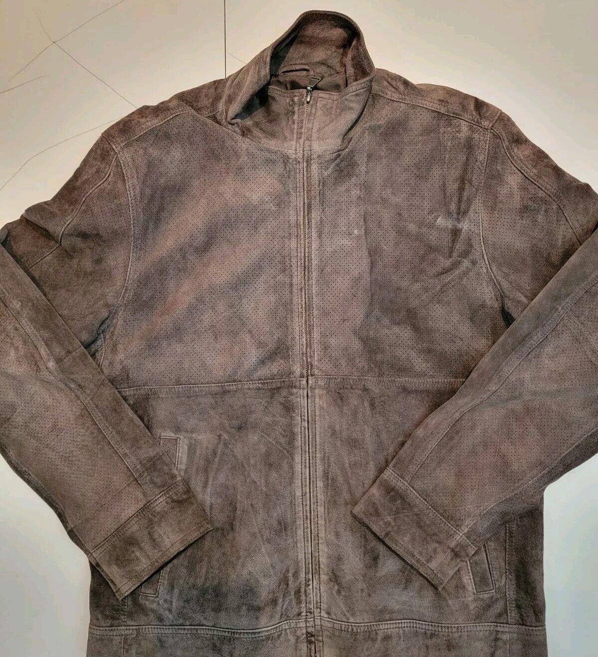 Calvin Klein Calvin Klein Leather Zipper Jacket Size L / US 10 / IT 46 - 1 Thumbnail