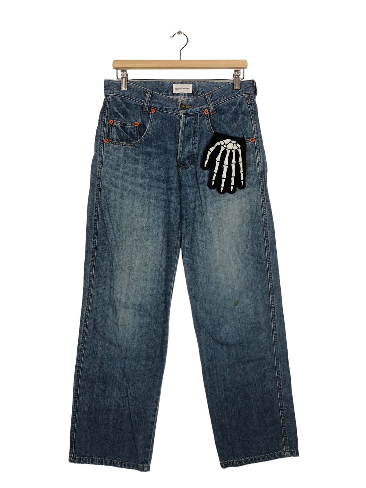 Issey Miyake 🔥90’s Vintage Issey Miyake Tsumori Chisato Denim Jeans Size US 32 / EU 48 - 1 Thumbnail