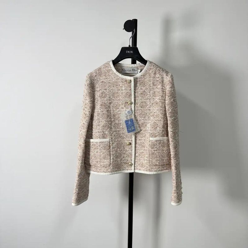Dior Dior Color-Block Cotton Women's Cardigan 0089 Size M / US 6-8 / IT 42-44 - 1 Thumbnail