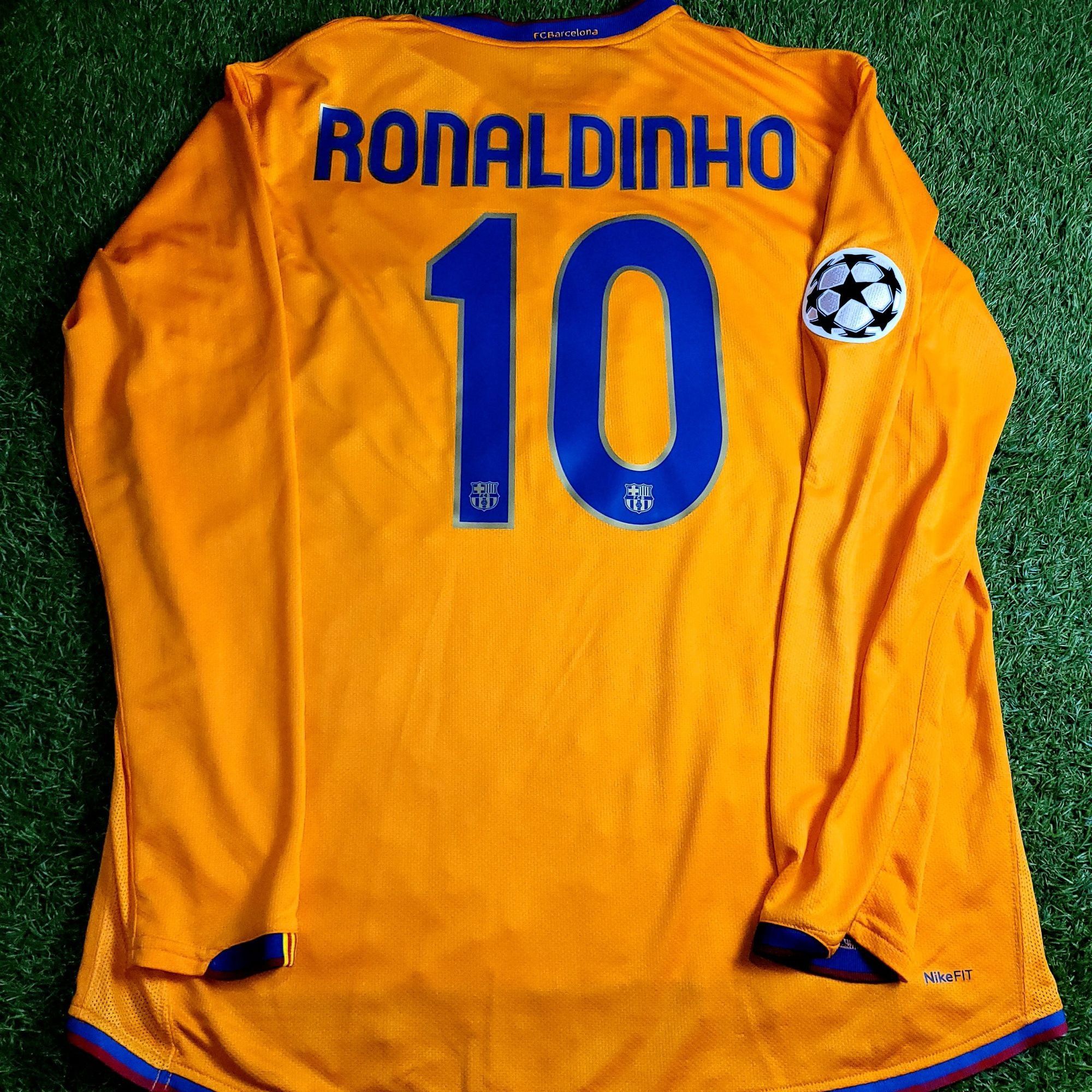 Ronaldinho Barcelona 2007 2008 Third Soccer Jersey XL