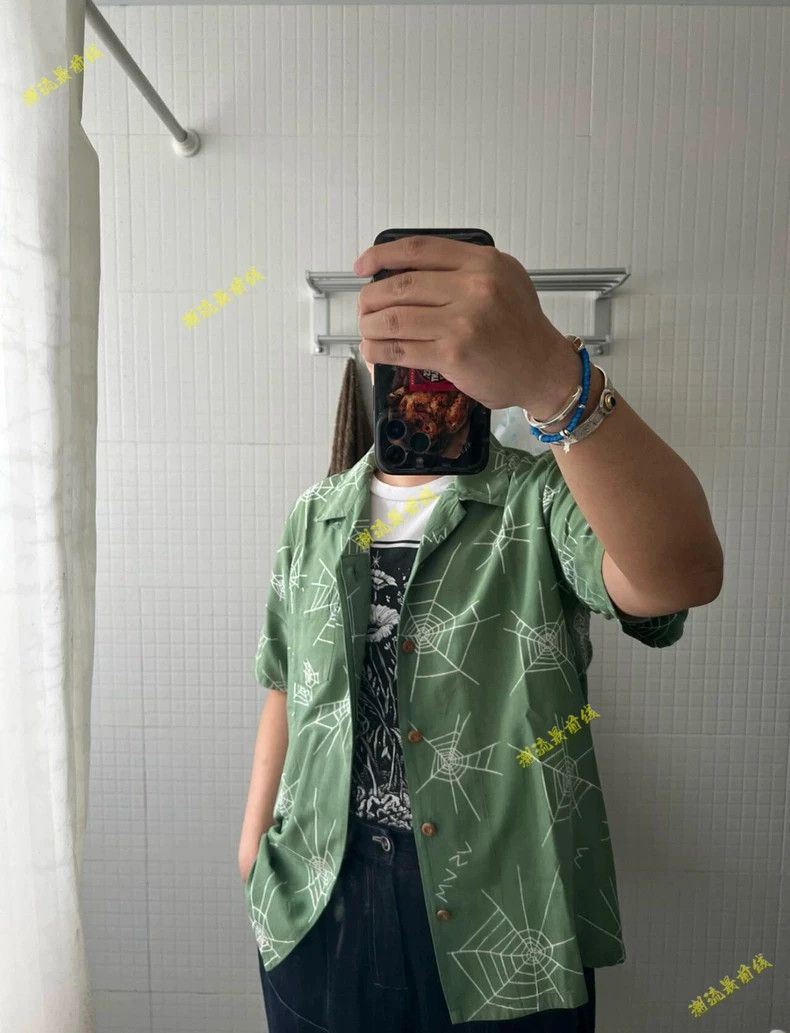 Visvim visvim 19SS FREE EDGE SHIRT Silk Injected Cobweb Short Slee Size US M / EU 48-50 / 2 - 7 Thumbnail