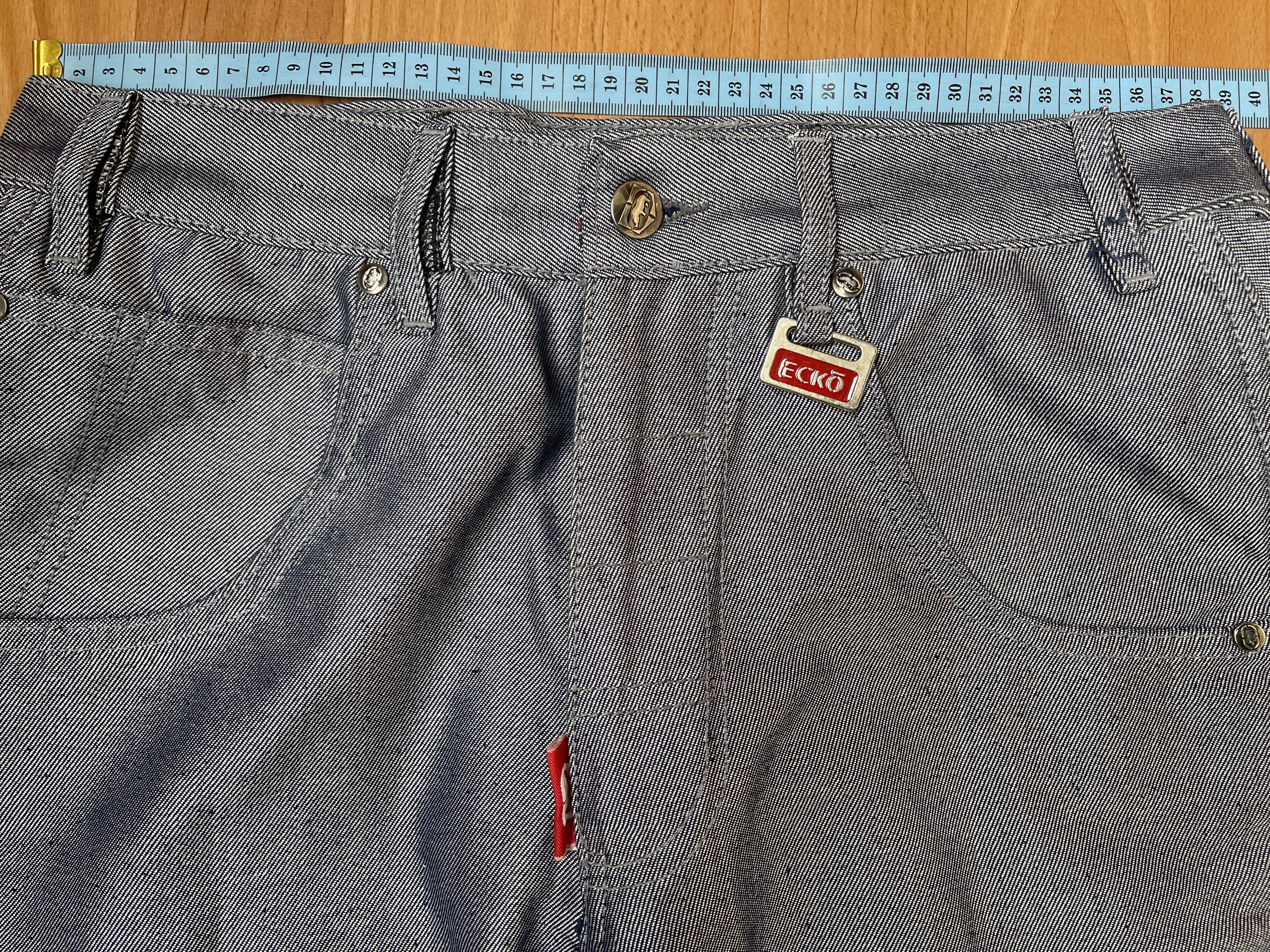 Ecko Unltd. Ecko Unltd jeans, shiny silver metallic vintage baggy Y2K 30 Size US 30 / EU 46 - 13 Thumbnail