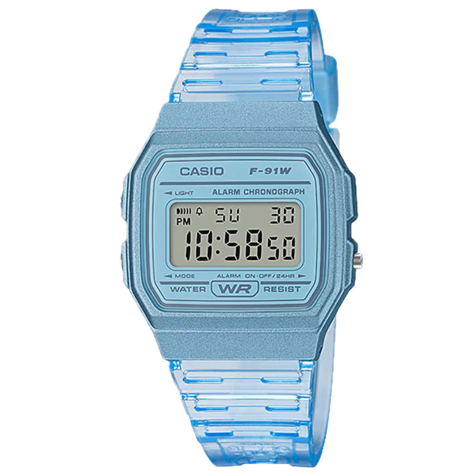 Casio Casio Men's Transparent Watch - F-91WS-2CF Size ONE SIZE - 1 Preview
