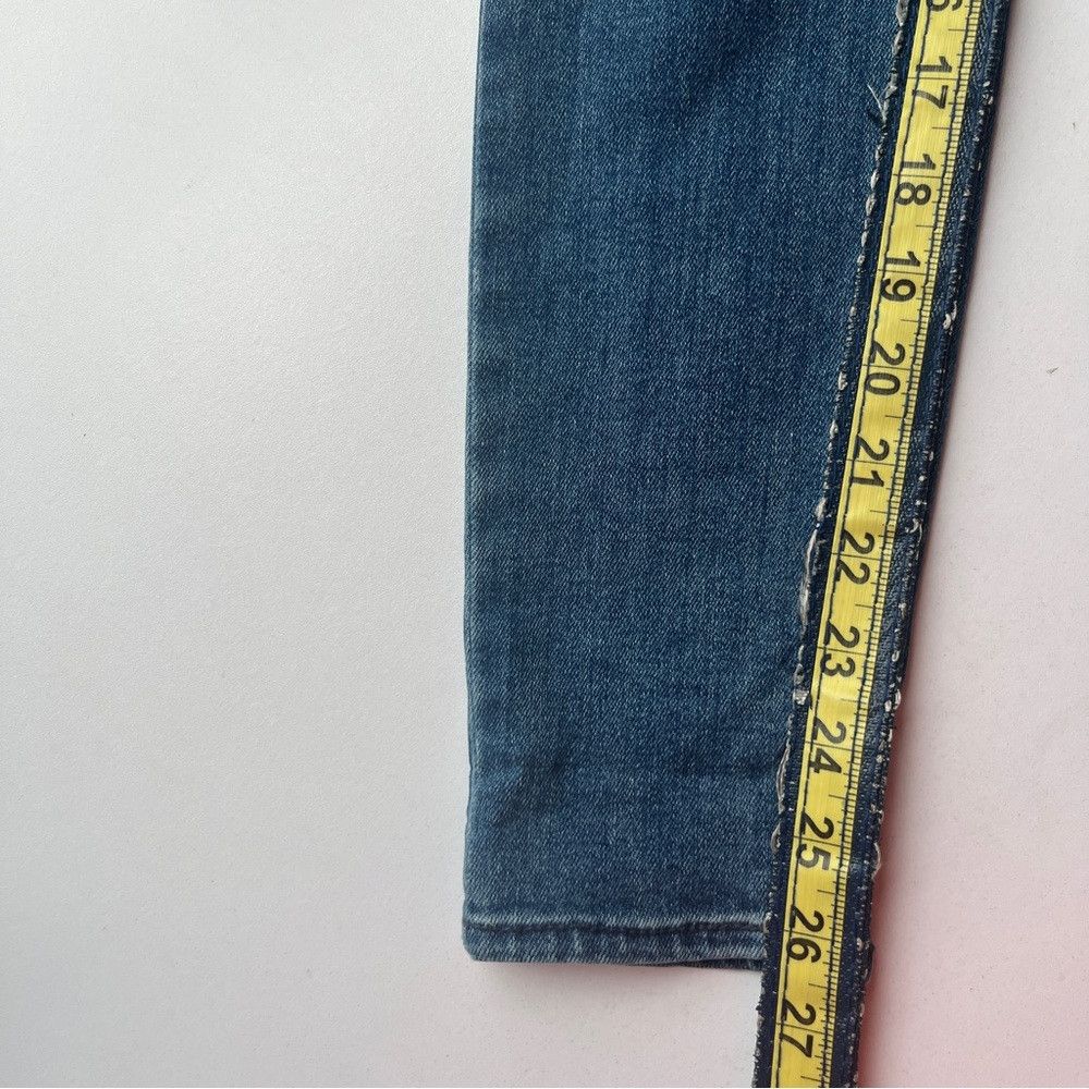 Old Navy Old Navy High Rise Super Skinny Jeans Blue Small 2 Petite Size 24" / US 00 / IT 34 - 8 Thumbnail