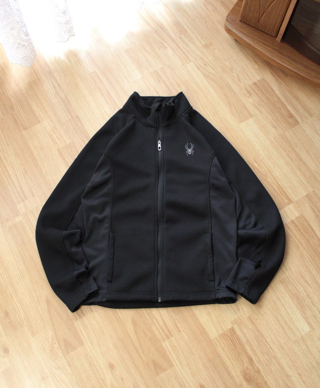 Spyder 🔥 Spider Vintage Zip Pullover Spyder Knit Fleece Jacket Y2K Size US M / EU 48-50 / 2 - 1 Thumbnail
