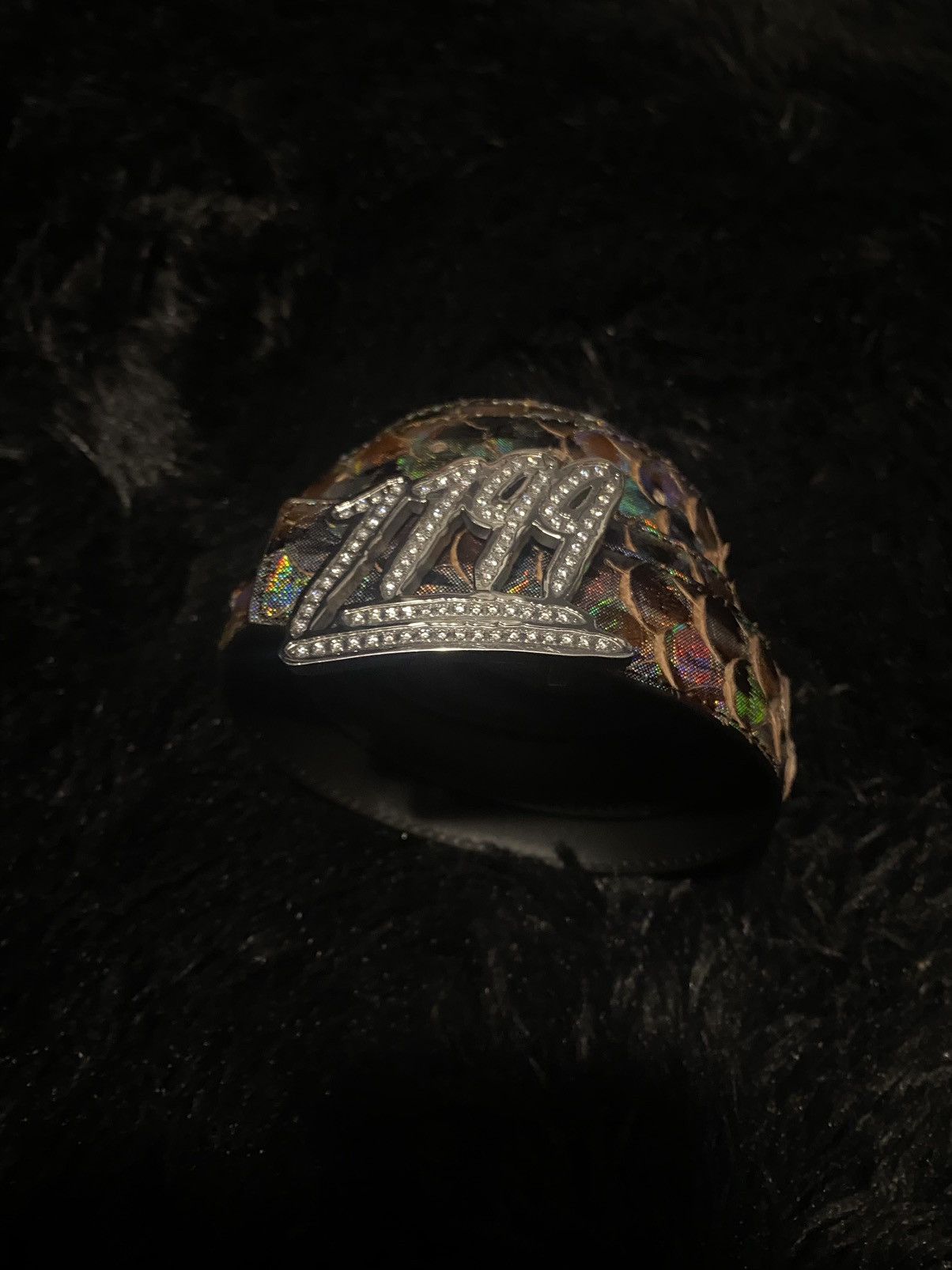 Bazo1199 Faux Fishscale Belt F&F