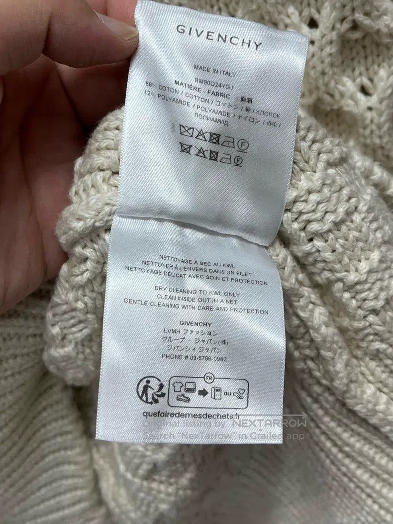 Givenchy Givenchy Thick Knit Sweater Size US XXL / EU 58 / 5 - 7 Thumbnail