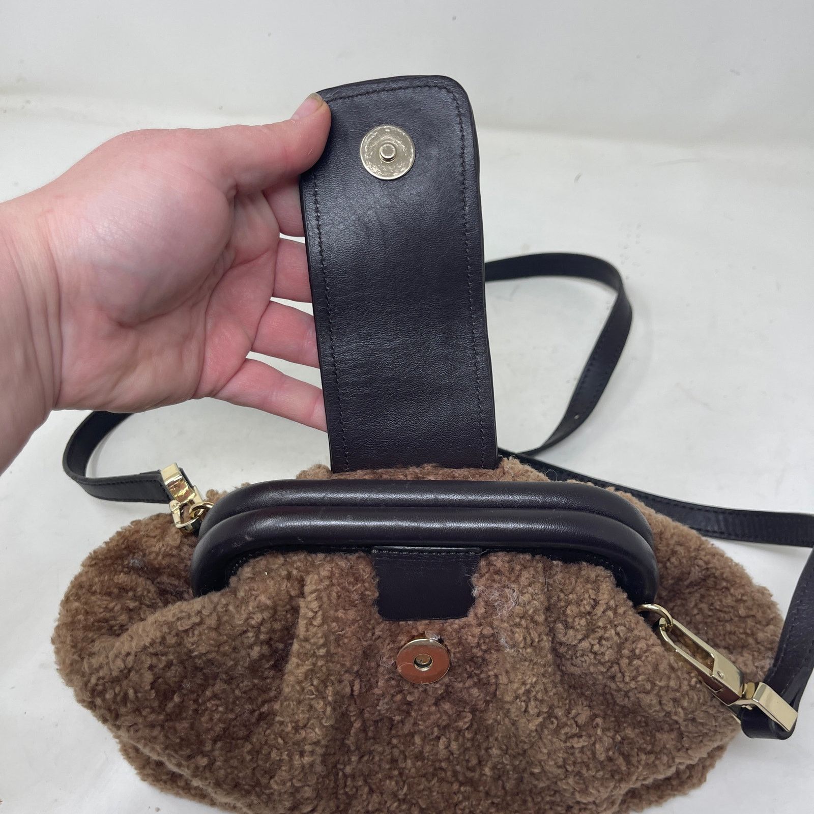 Other Nahall MINI TEDDY SHEEPSKIN in Chocolate Brown Size ONE SIZE - 4 Thumbnail