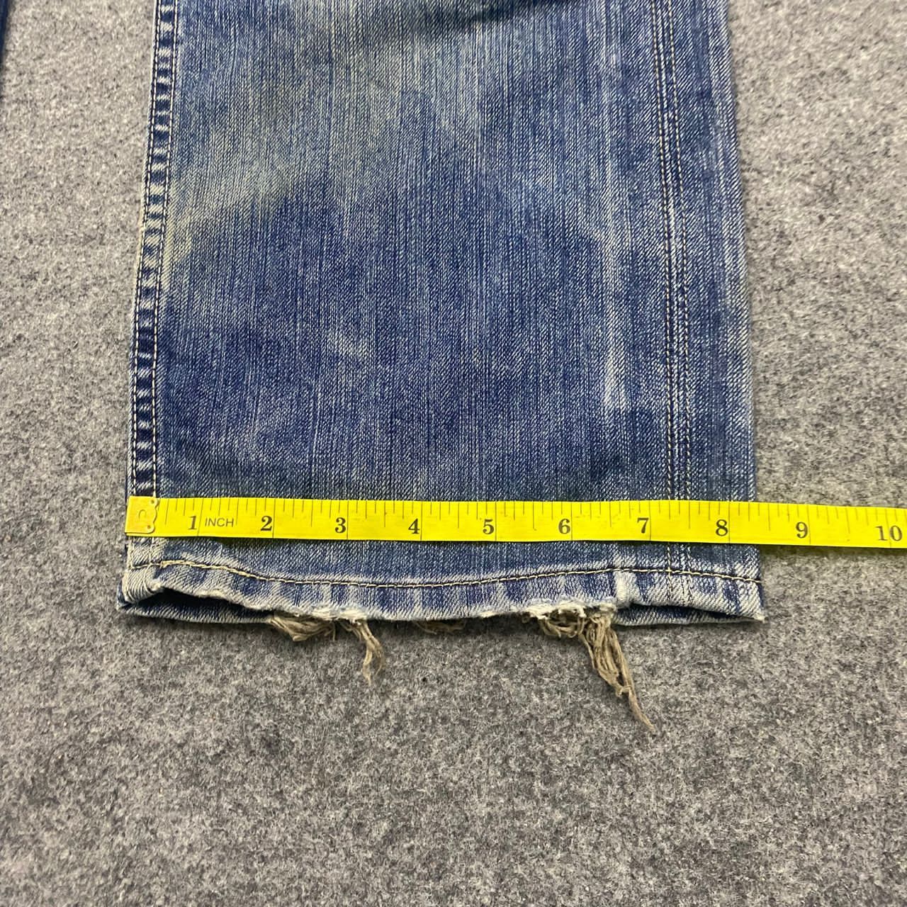 Levi's 💥Best Offer💥Vintage Levis 504 Distressed Denim Size US 34 / EU 50 - 8 Thumbnail
