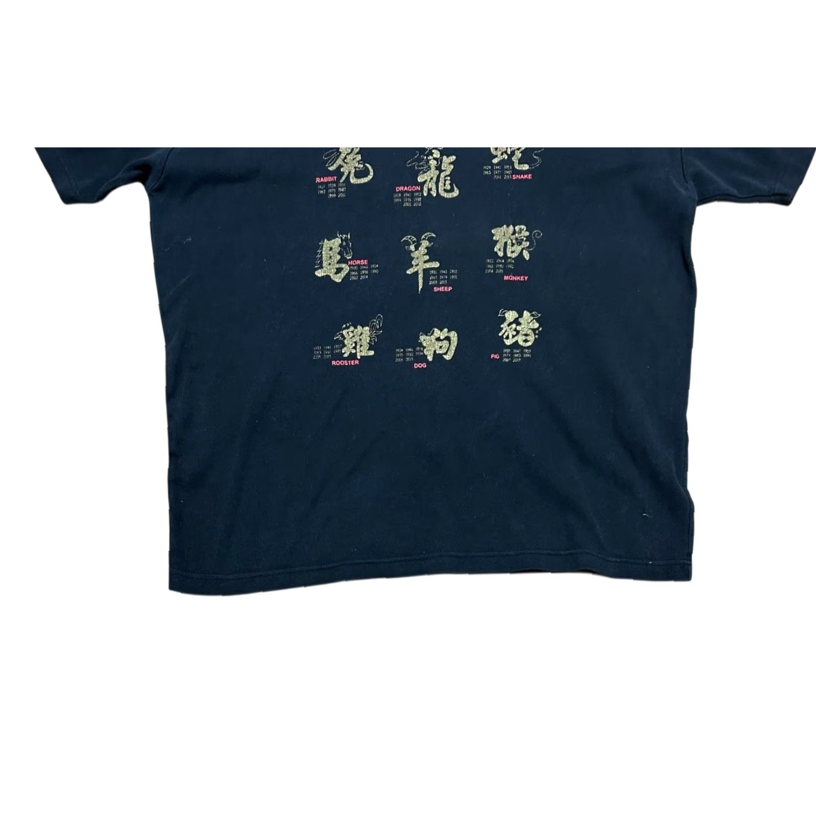 Vintage VINTAGE Lai See Shirts Black Chinese New Years Short Sleeve Tee Size L Mens 80s 90s Graphic Print Shirt Size US L / EU 52-54 / 3 - 4 Thumbnail