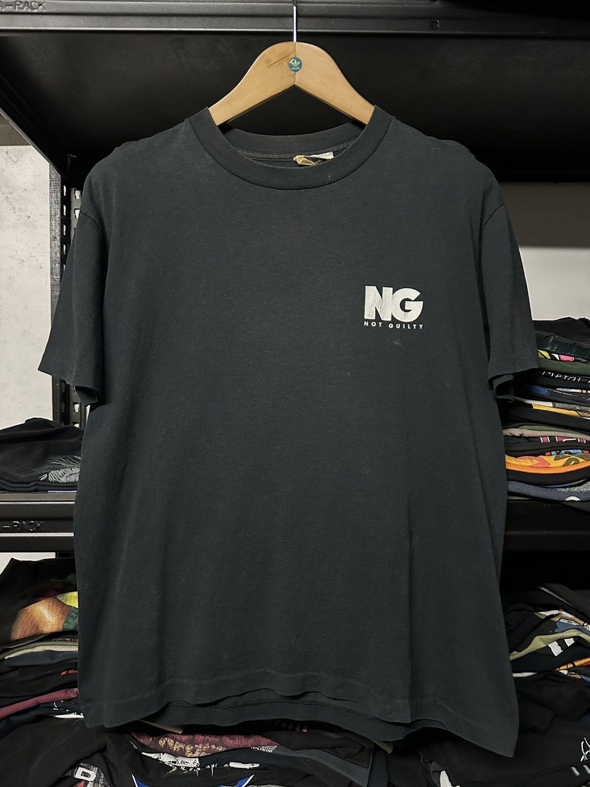 Vintage Vintage 90s NOT GUILTY Faded Tee Size US M / EU 48-50 / 2 - 8 Thumbnail