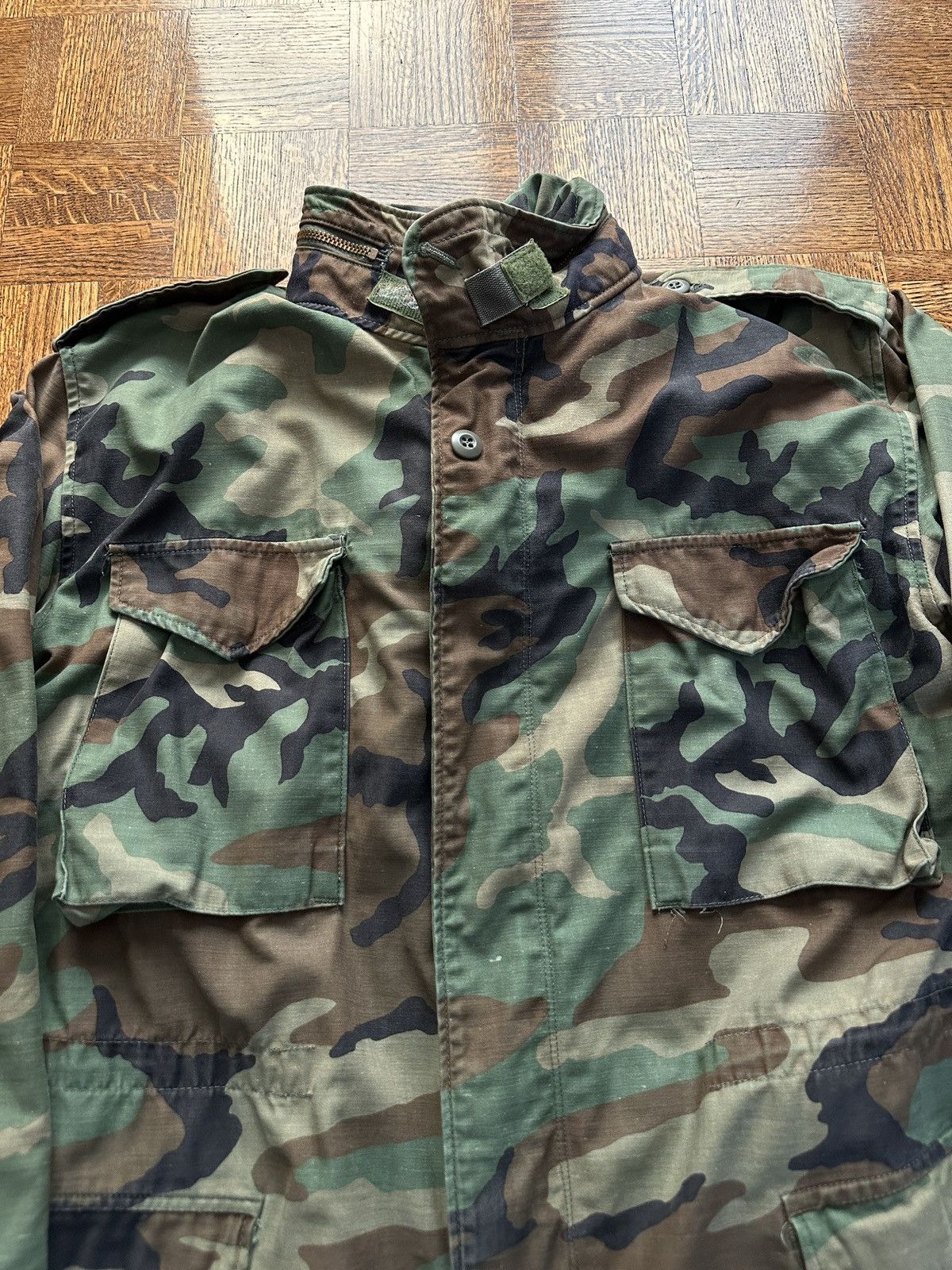 Vintage Vintage 80s Military Cold Weather Field Jacket Size US L / EU 52-54 / 3 - 2 Thumbnail