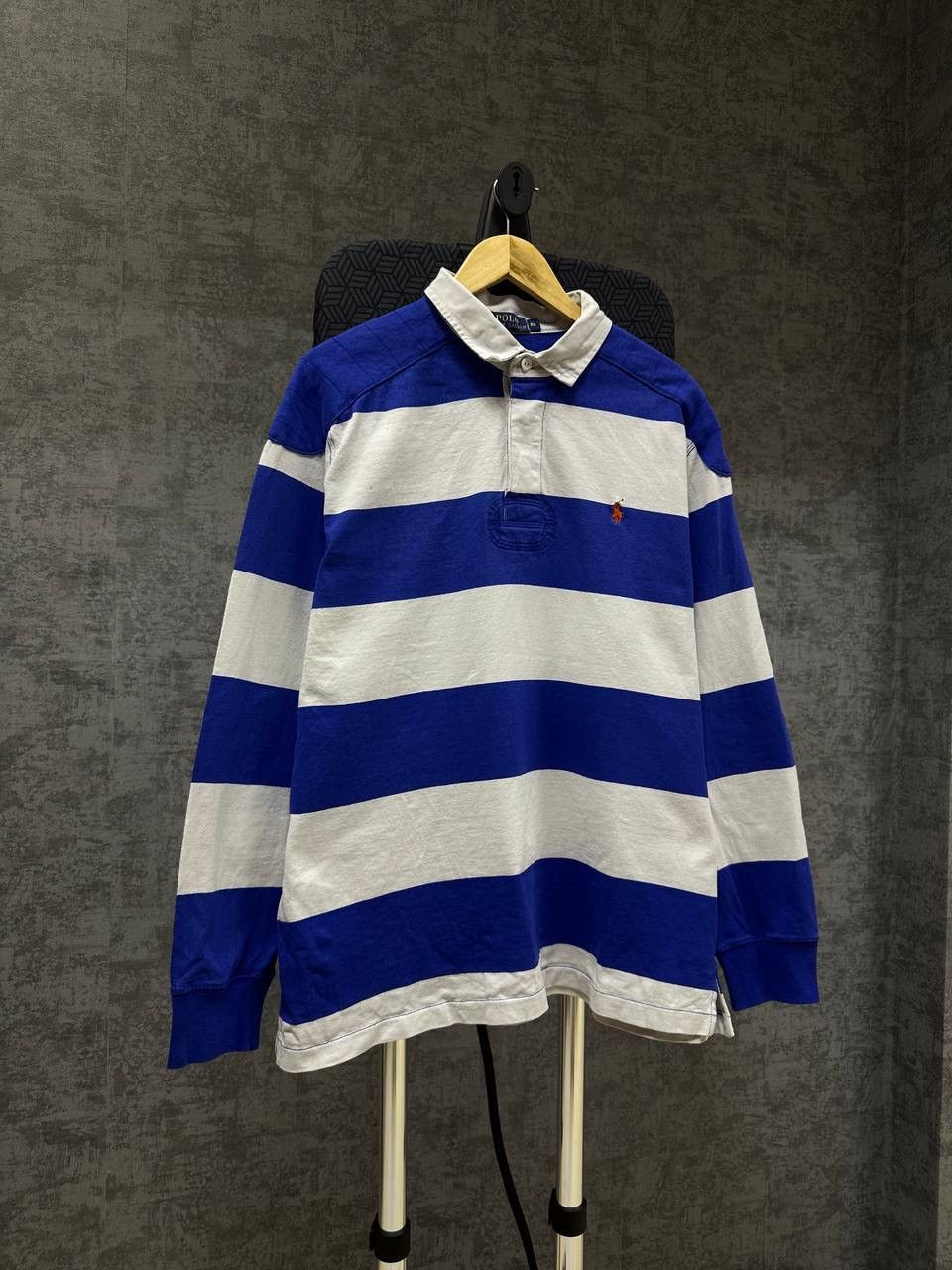 Polo Ralph Lauren × Vintage Vintage Polo Ralph Lauren Rugby PRL Sweatshirt Size US XL / EU 56 / 4 - 3 Thumbnail