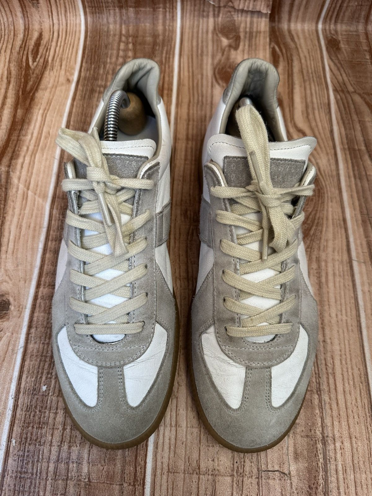 Maison Margiela Maison Margiela Replica GAT Gray/White Low Top Sneakers Size US 7.5 / EU 40-41 - 5 Thumbnail