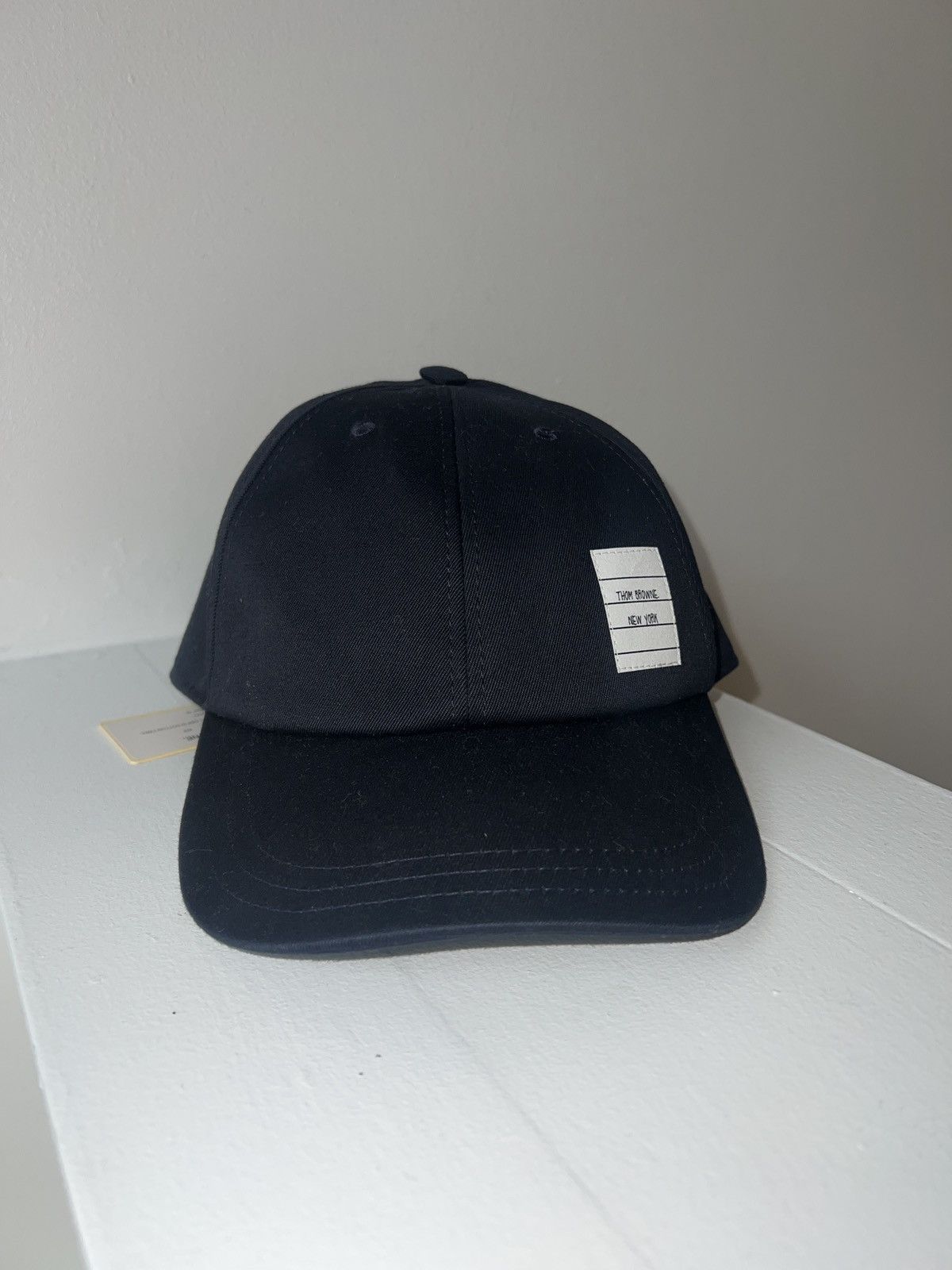 image of Thom Browne Navy Hat, Men's