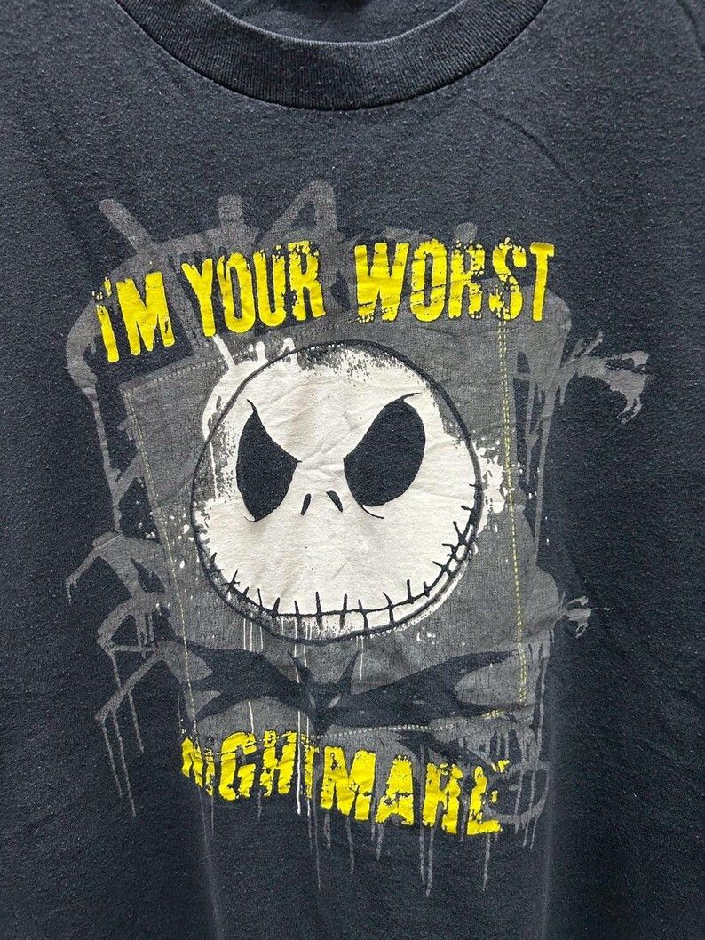Vintage Vintage 2000s Nightmare before christmas tshirt size 2XL Size US XXL / EU 58 / 5 - 3 Thumbnail