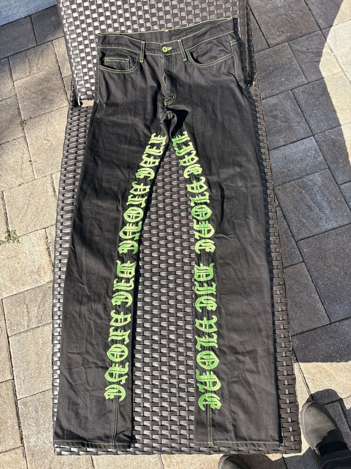 Vlone Vlone Old English Denim Size US 34 / EU 50 - 1 Thumbnail