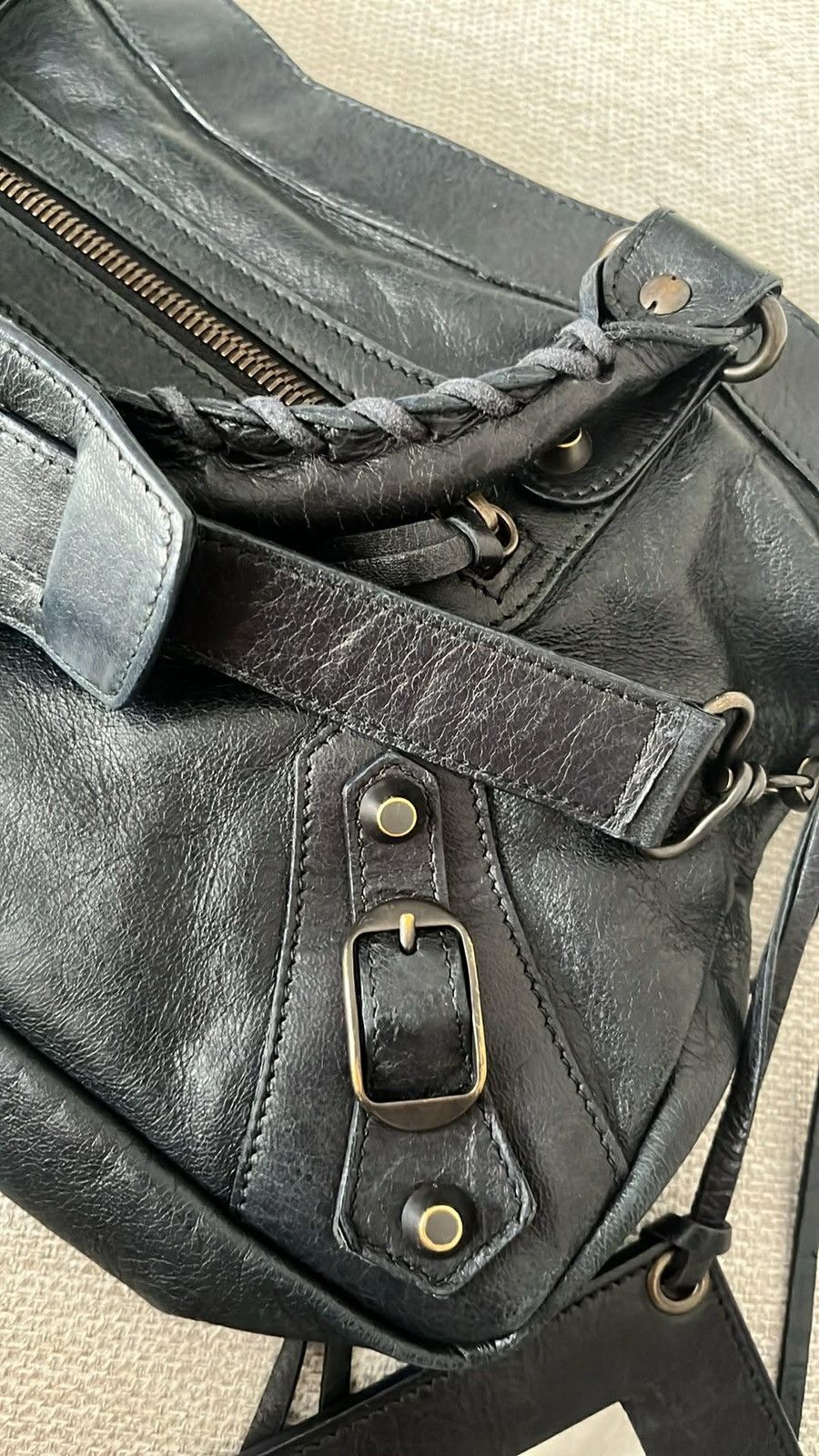 Balenciaga Balenciaga "The First" 2005 Black Chevre Leather Size ONE SIZE - 15 Thumbnail