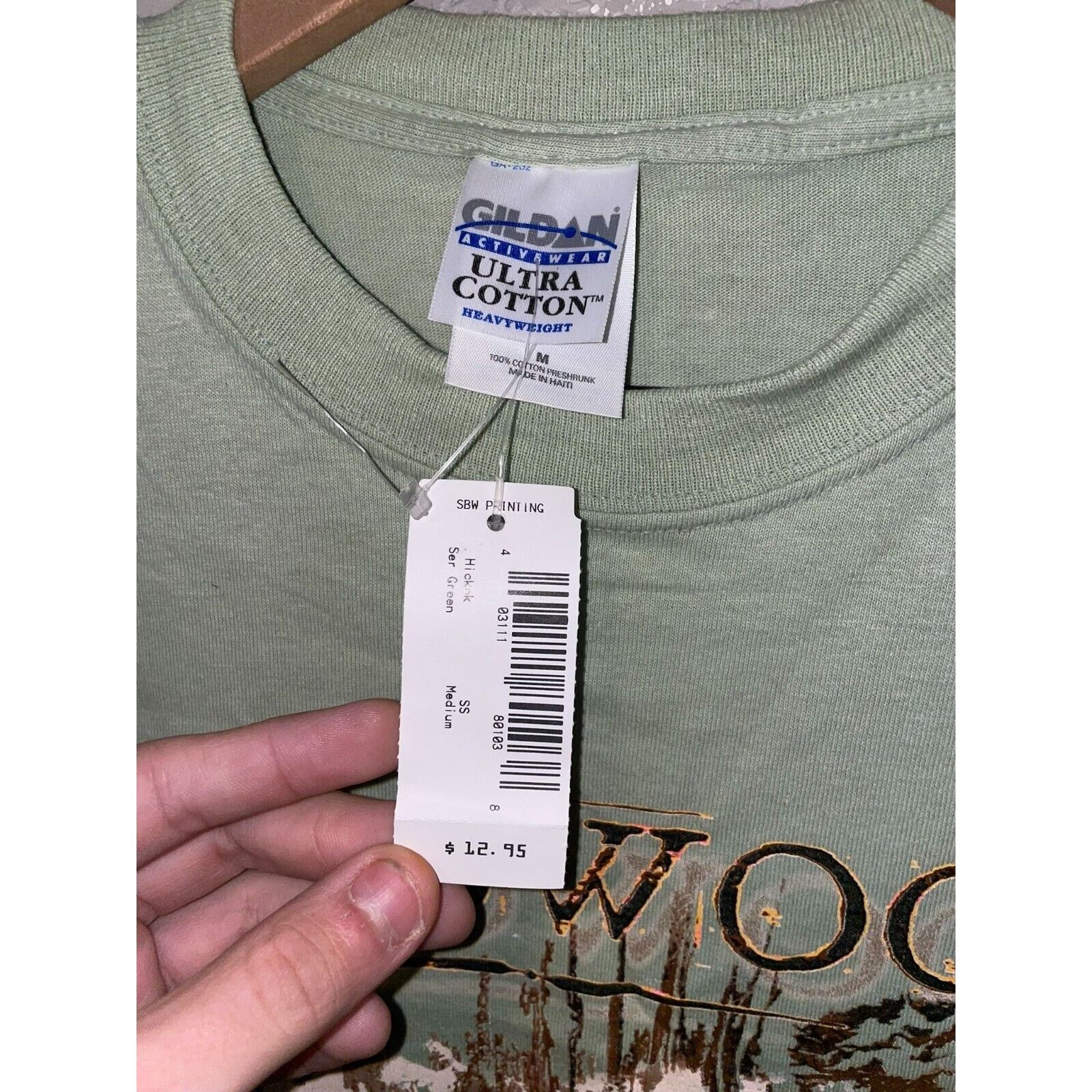 Gildan Vintage Deadwood Shirt Wild Bill Hickok Folk Hero Tee VTG M Size US M / EU 48-50 / 2 - 7 Thumbnail