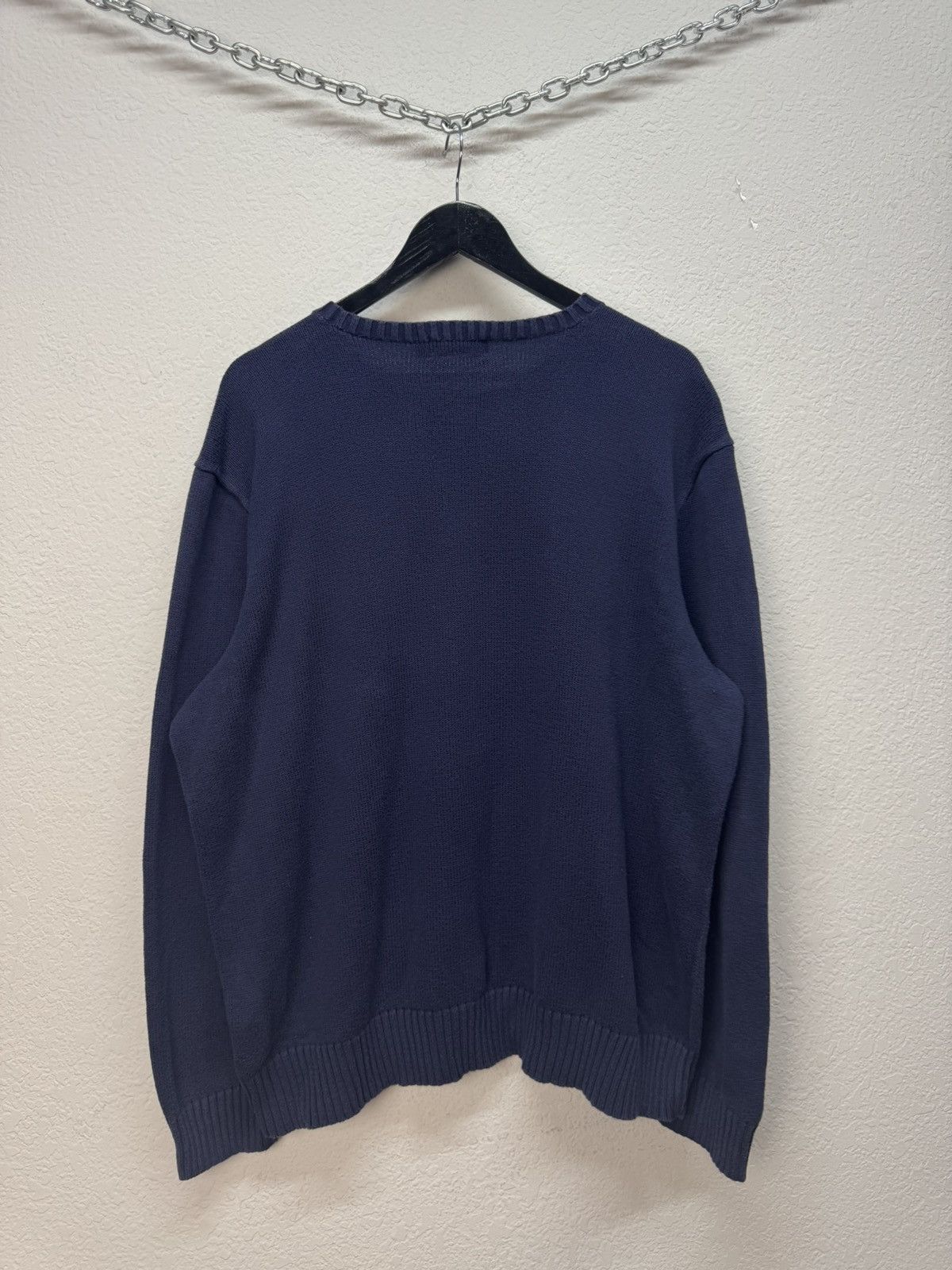 Polo Ralph Lauren Vintage Polo Ralph Lauren Sweater Navy Y2k Double RRL Sk8 Size US XL / EU 56 / 4 - 13 Thumbnail