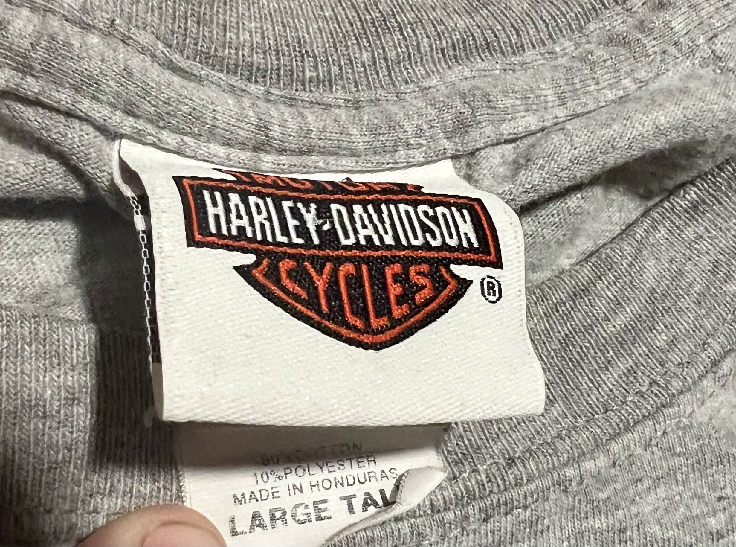 Harley Davidson Harley Davidson Motorcycle Yorktown VA Vintage T-Shirt Size US L / EU 52-54 / 3 - 3 Thumbnail