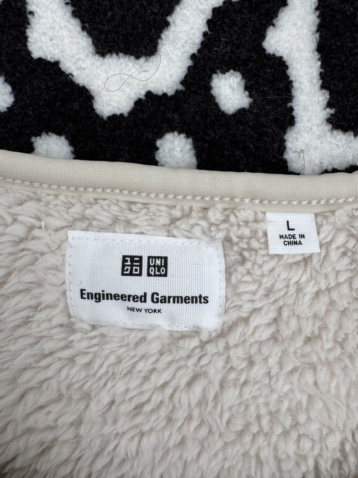 Engineered Garments × Uniqlo Uniqlo x Engineered Garments Fleece Pullover Cream Size US L / EU 52-54 / 3 - 2 Thumbnail