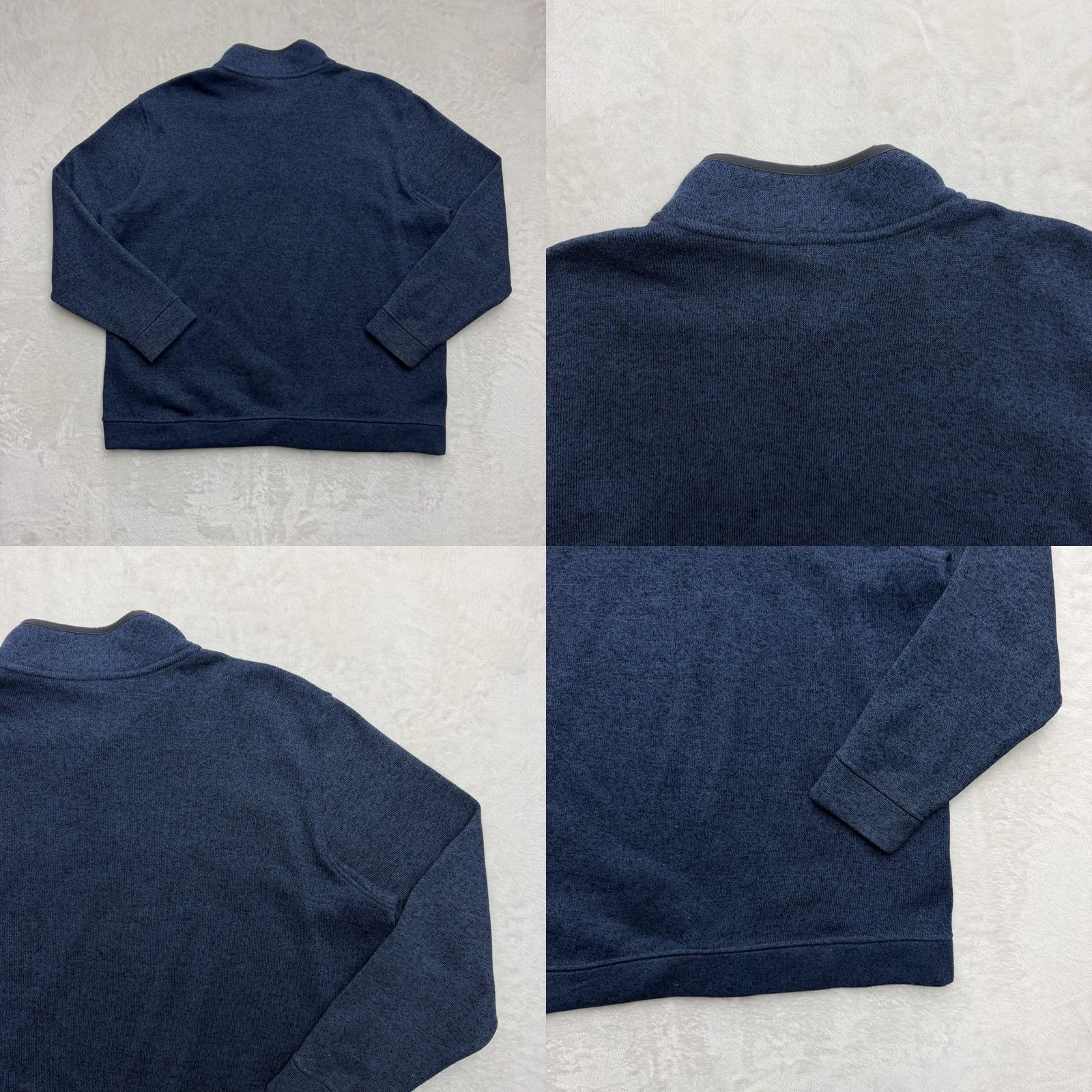 Eddie Bauer VINTAGE? No. Eddie Bauer Sweatshirt Henley Mens 3XL Blue Fleece Snap Mock Neck Pullover Size US XXL / EU 58 / 5 - 8 Thumbnail