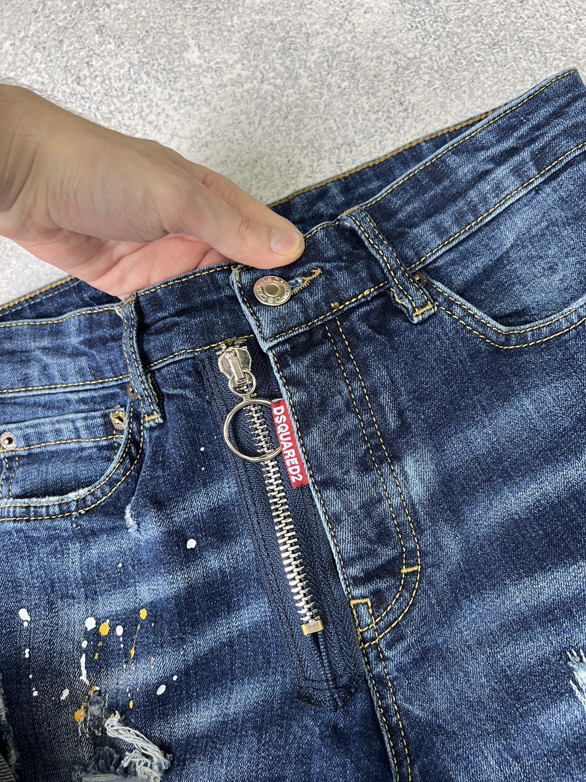 Designer × Dsquared2 × Vintage Vintage Dsquared2 Denim Luxury Jeans Size US 30 / EU 46 - 9 Thumbnail