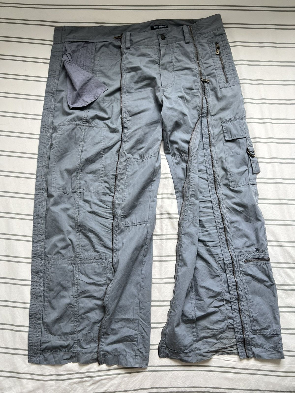 Dolce & Gabbana SS03 Dolce & gabbana zip cargo pants Size US 35 - 7 Thumbnail