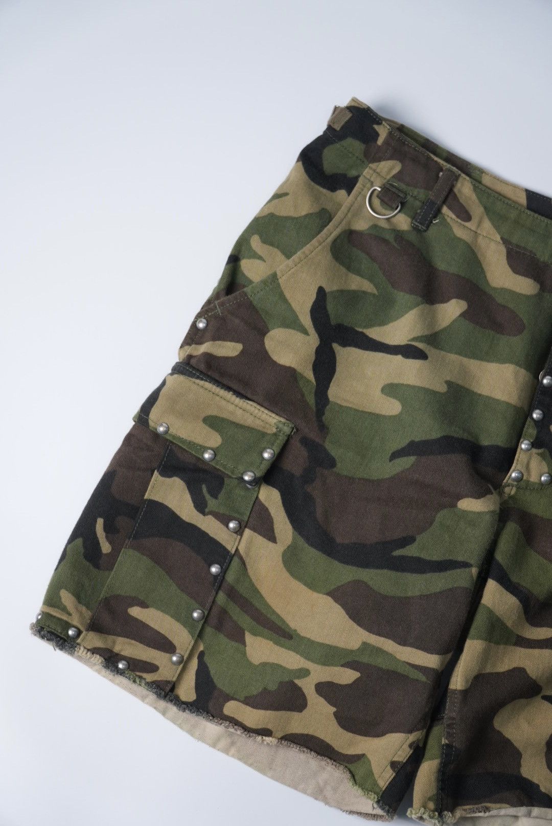 Saint Laurent Paris Saint Laurent SS16 Studded Camo Shorts Size US 35 - 3 Thumbnail