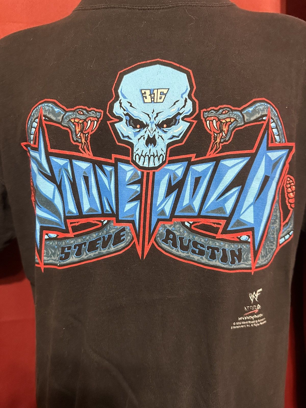 Vintage × WWF Vintage Stone Cold Steve Austin Tee WWF 90s Wrestling Grail Size US XL / EU 56 / 4 - 2 Thumbnail